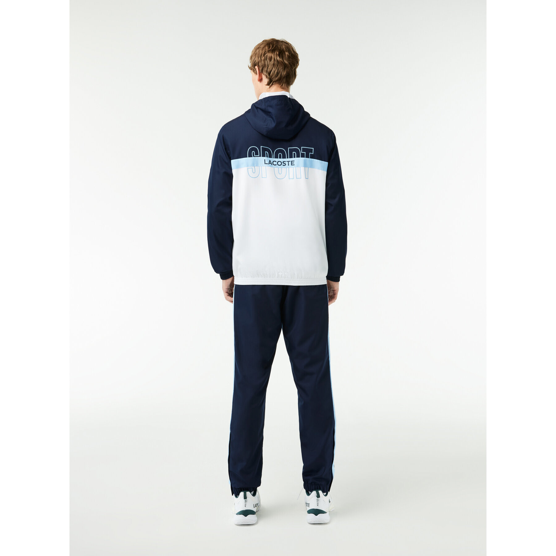 Lacoste Trenirka WH1793 Mornarsko modra Regular Fit - Pepit.si