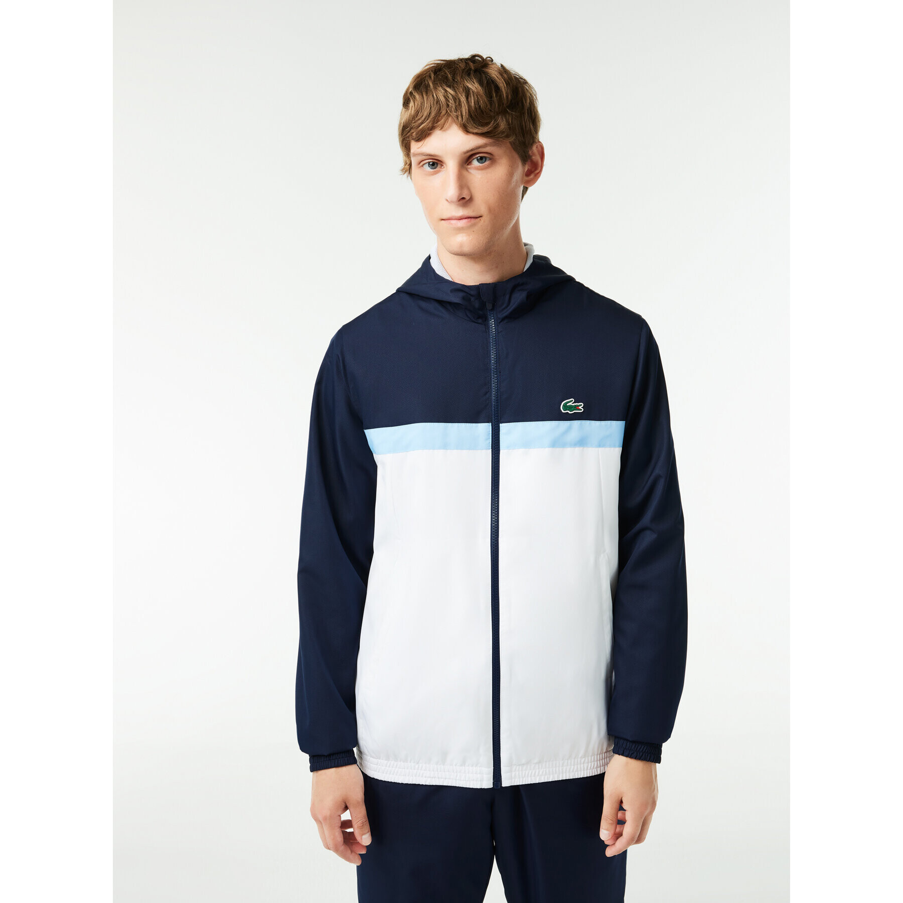 Lacoste Trenirka WH1793 Mornarsko modra Regular Fit - Pepit.si