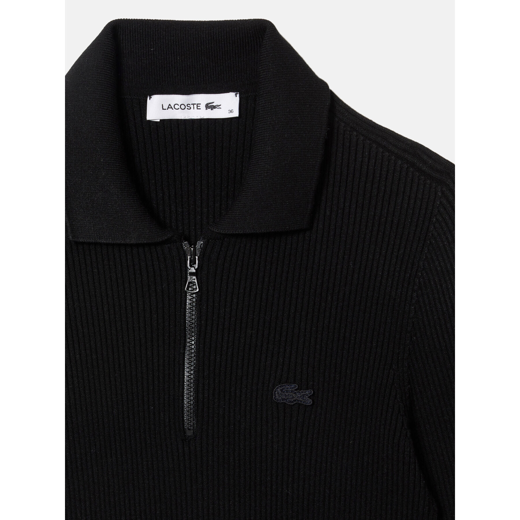 Lacoste Vsakodnevna obleka EF0632 Črna Slim Fit - Pepit.si