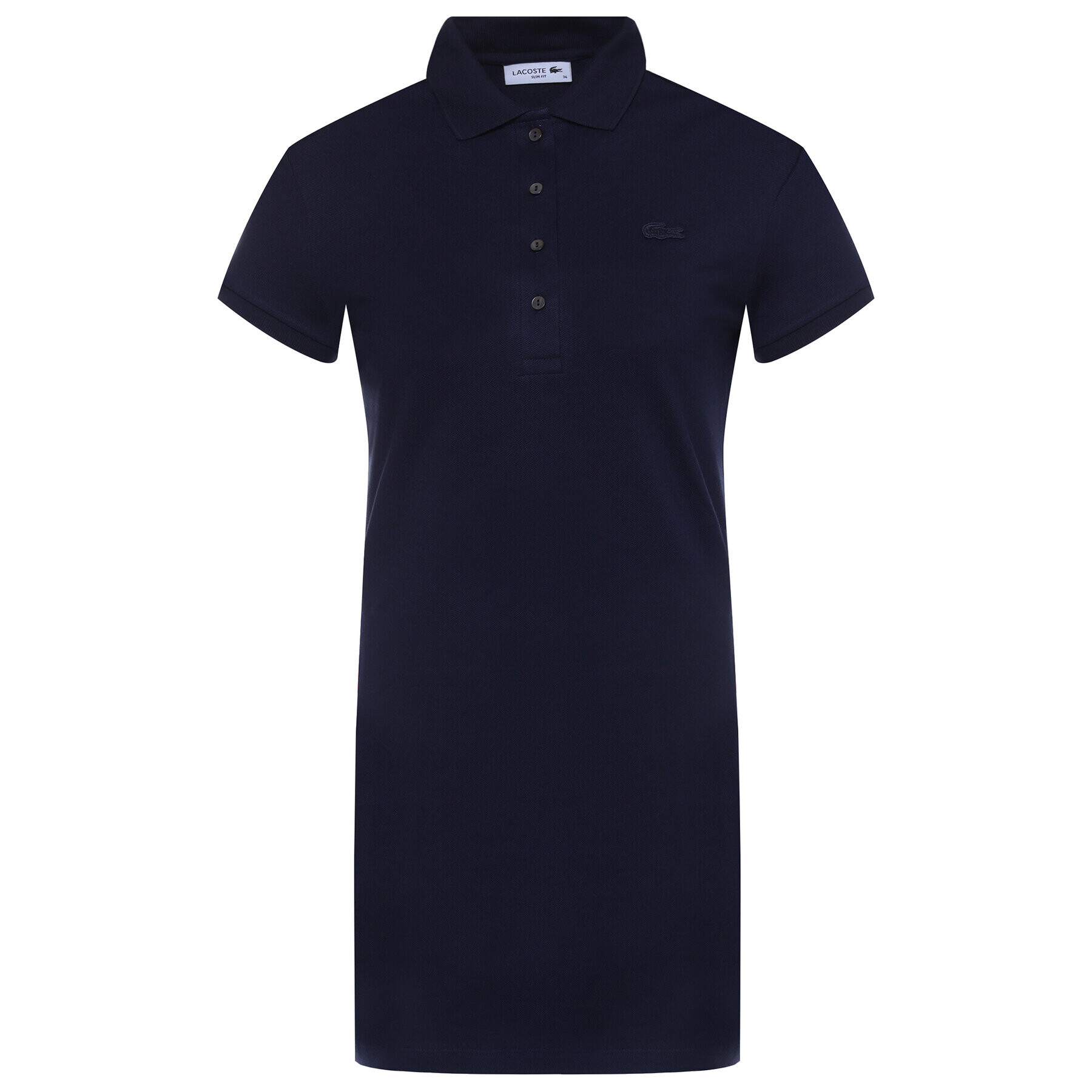 Lacoste Vsakodnevna obleka EF5473 Mornarsko modra Slim Fit - Pepit.si