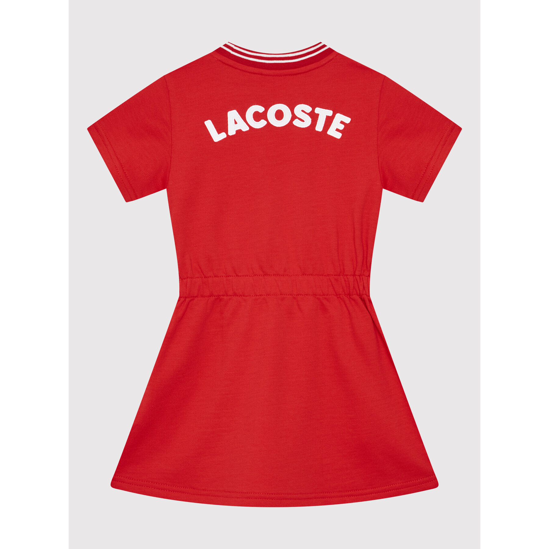 Lacoste Vsakodnevna obleka EJ1901 Rdeča Regular Fit - Pepit.si