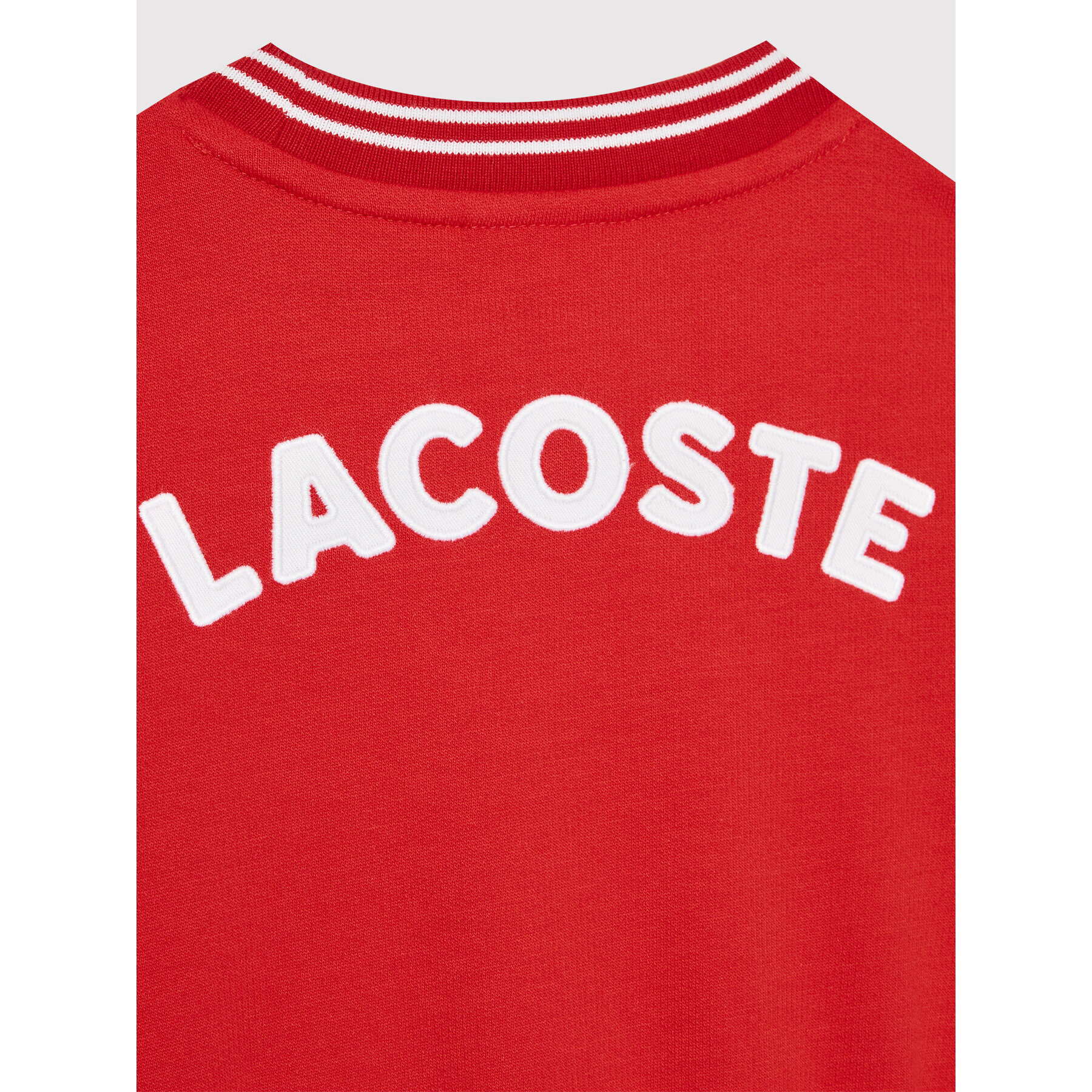 Lacoste Vsakodnevna obleka EJ1901 Rdeča Regular Fit - Pepit.si