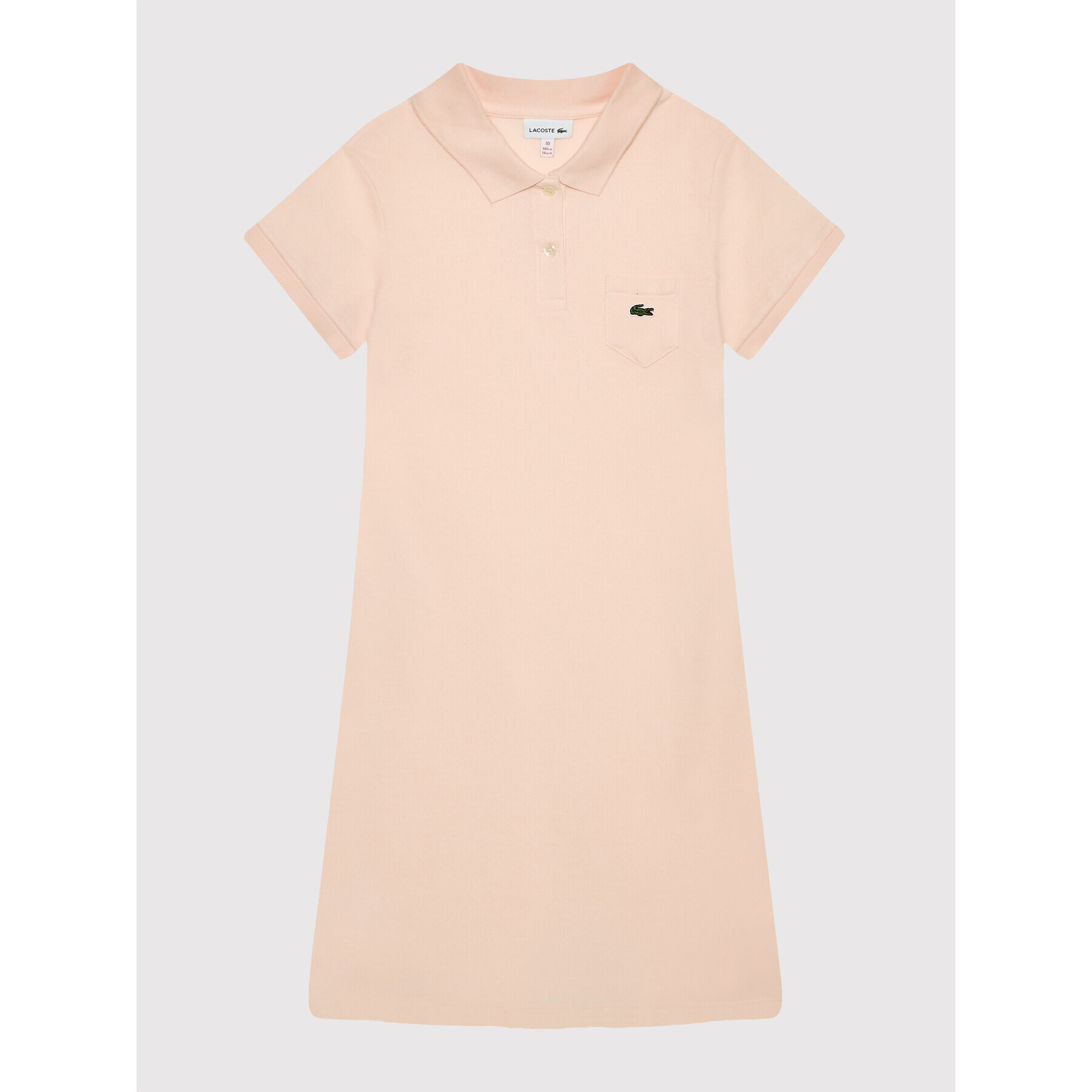 Lacoste Vsakodnevna obleka EJ2816 Roza Regular Fit - Pepit.si