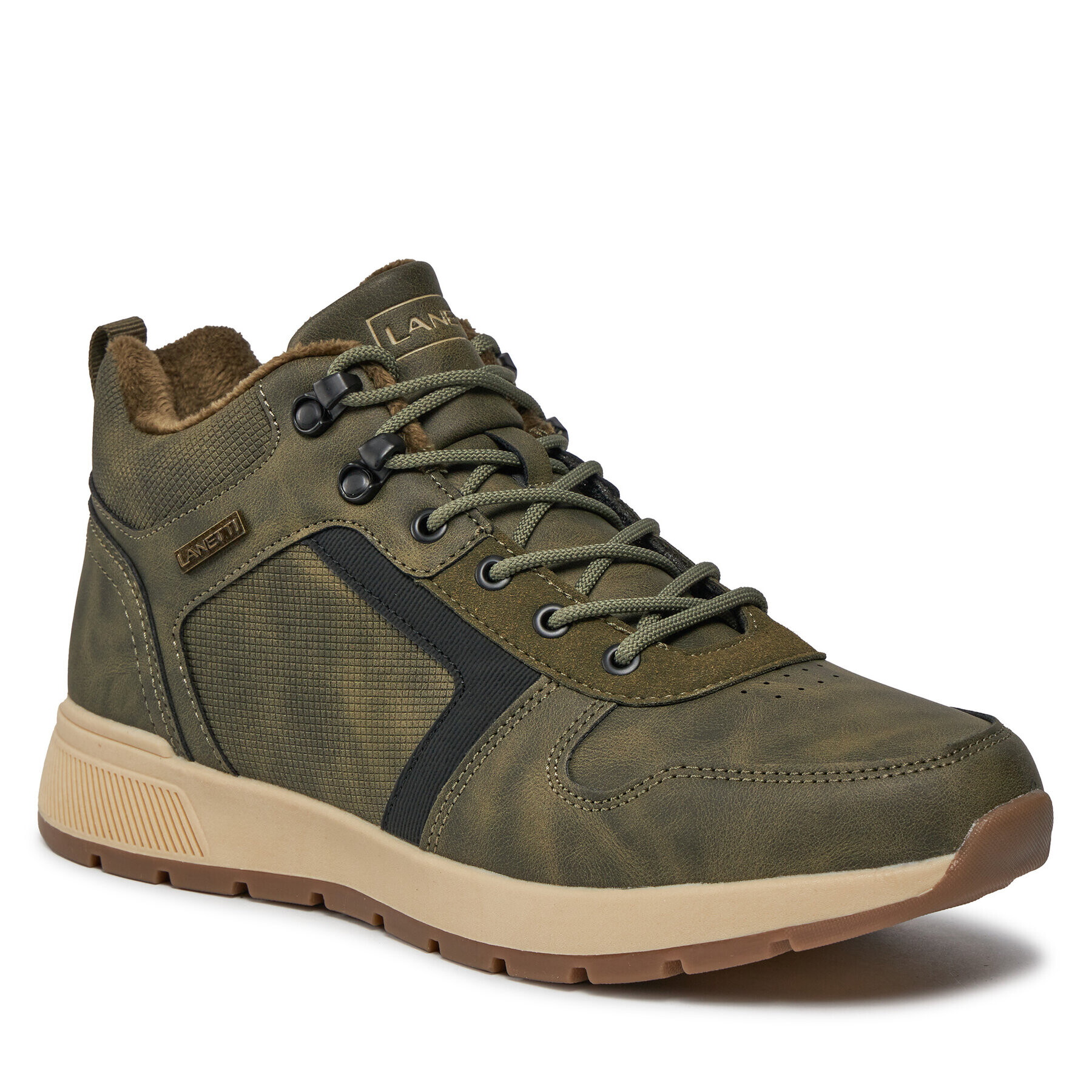 Lanetti Superge MP07-01543-03 Khaki - Pepit.si