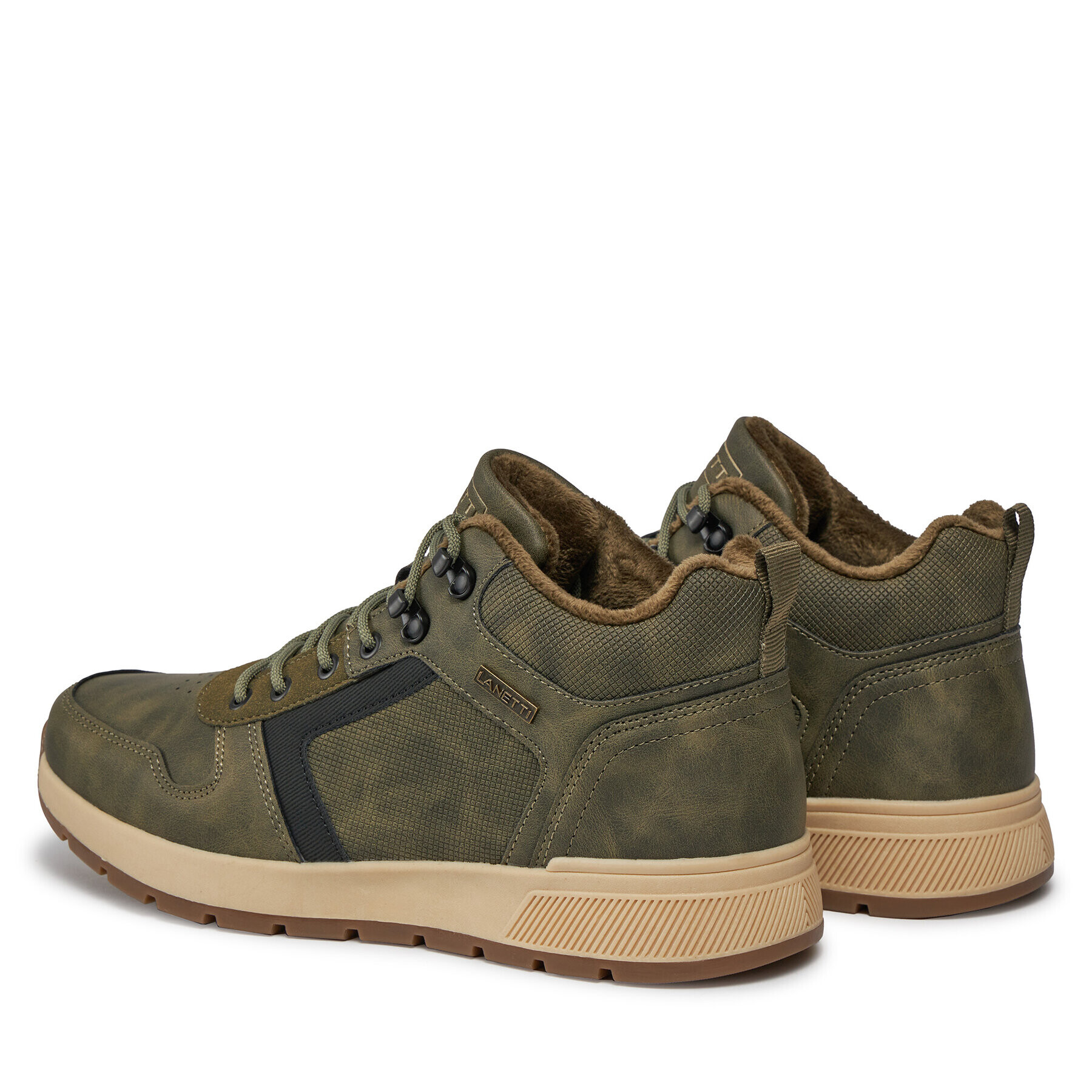 Lanetti Superge MP07-01543-03 Khaki - Pepit.si