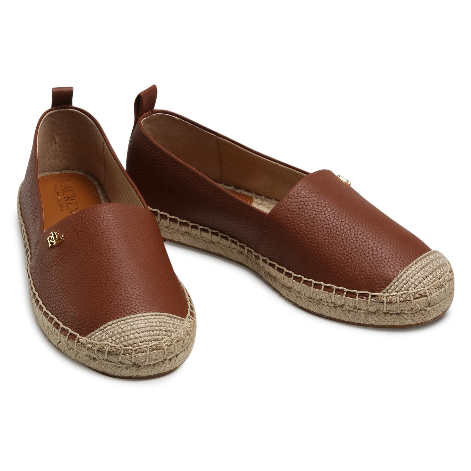 Lauren Ralph Lauren Espadrile Cameryn 802824736002 Rjava - Pepit.si