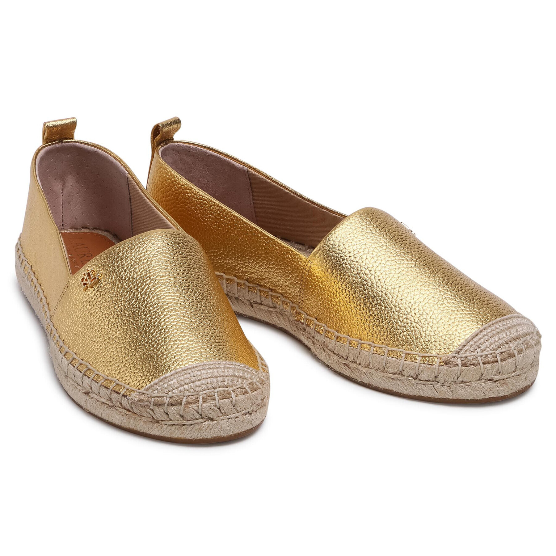 Lauren Ralph Lauren Espadrile Cameryn 802824737001 Zlata - Pepit.si