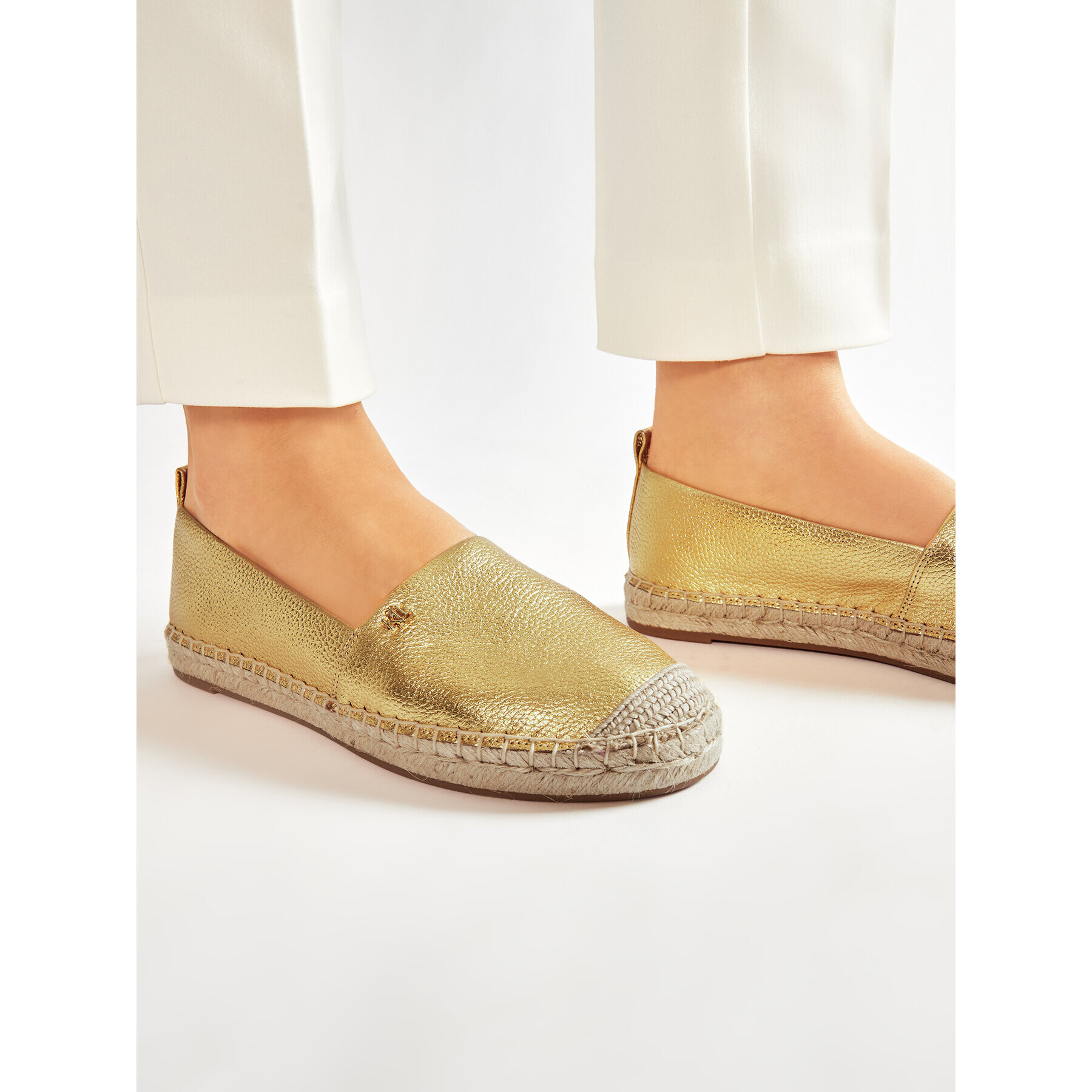 Lauren Ralph Lauren Espadrile Cameryn 802824737001 Zlata - Pepit.si