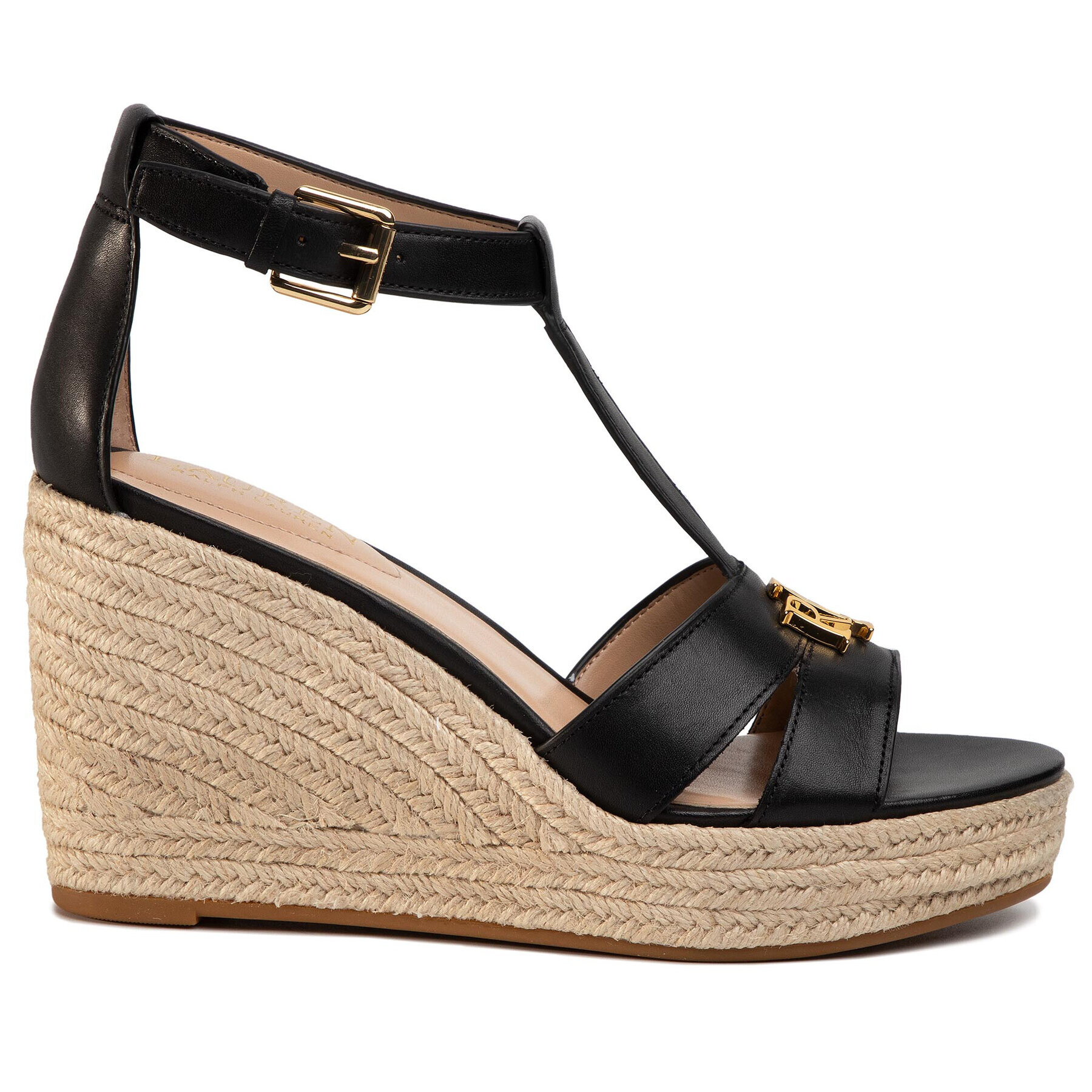 Lauren Ralph Lauren Espadrile Hale 802774783002 Črna - Pepit.si