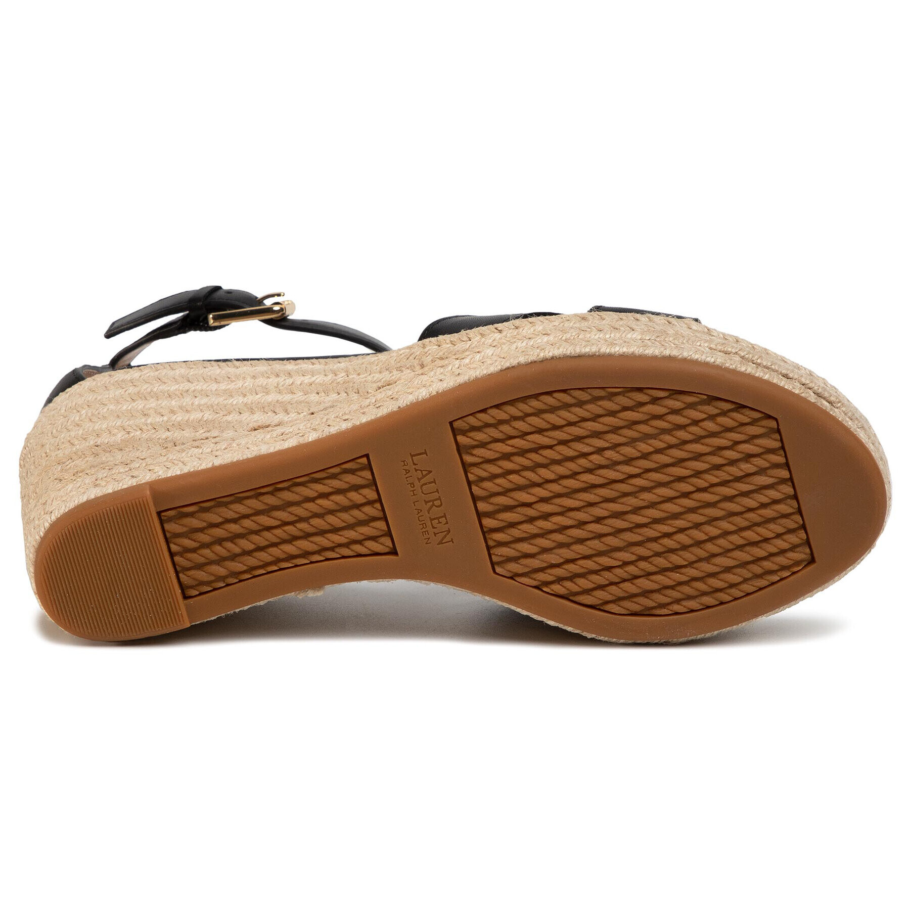 Lauren Ralph Lauren Espadrile Hale 802774783002 Črna - Pepit.si