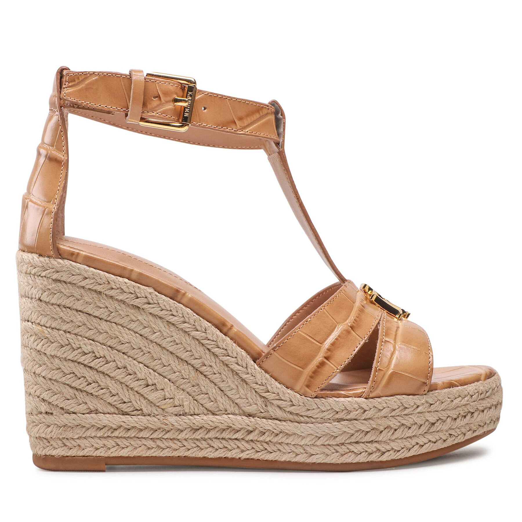 Lauren Ralph Lauren Espadrile Hale 802860851001 Rjava - Pepit.si