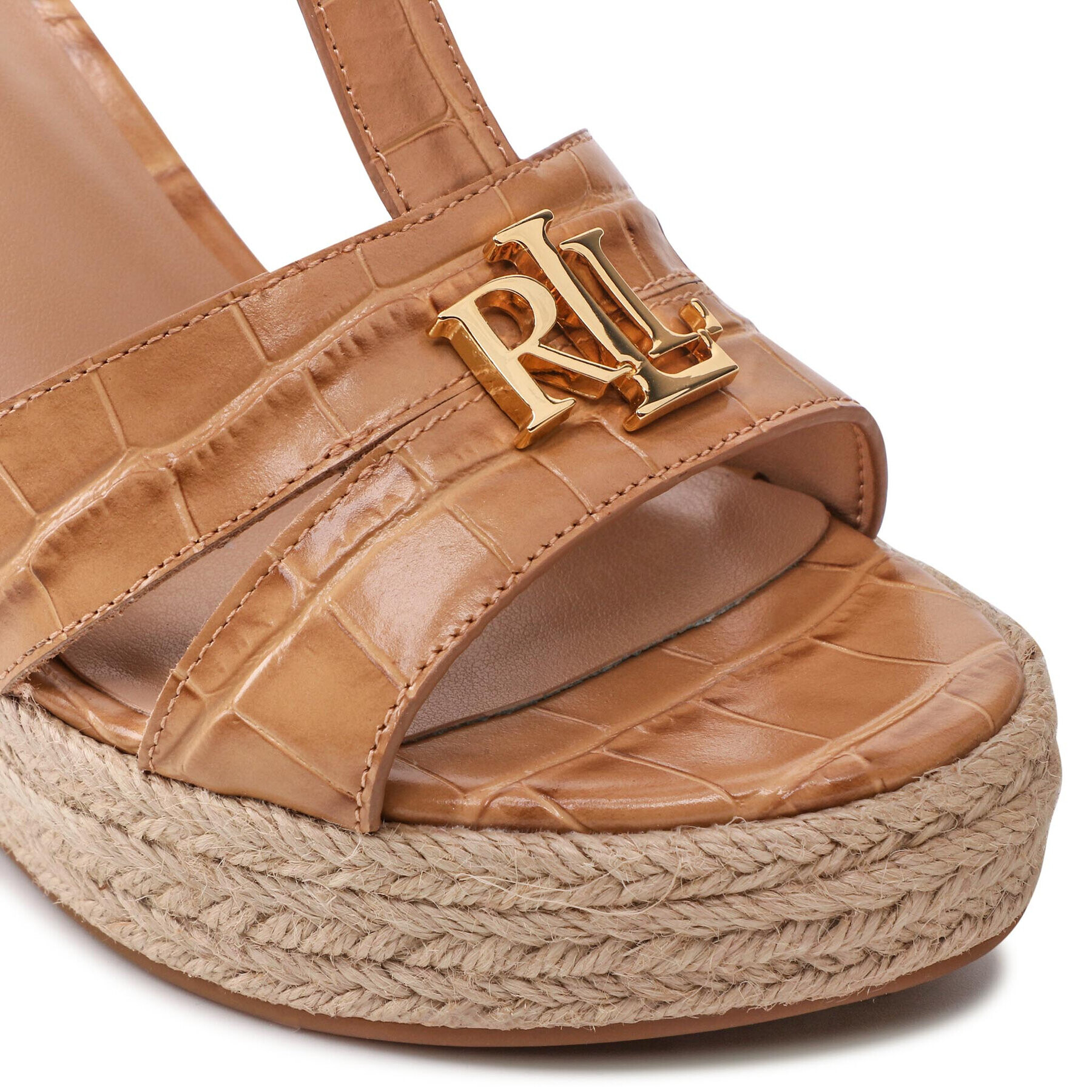 Lauren Ralph Lauren Espadrile Hale 802860851001 Rjava - Pepit.si