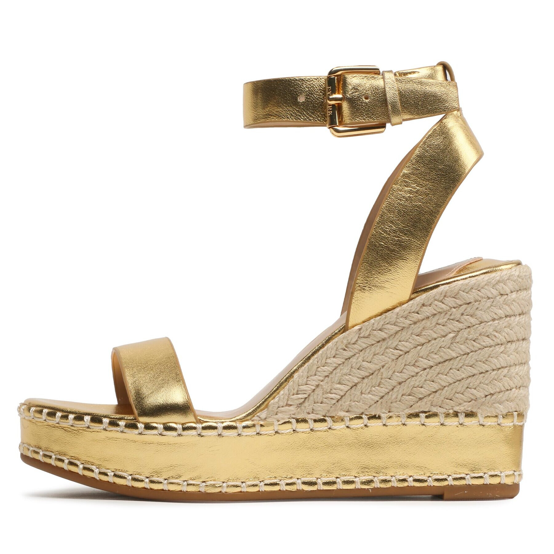 Lauren Ralph Lauren Espadrile Hilarie 802898505001 Zlata - Pepit.si