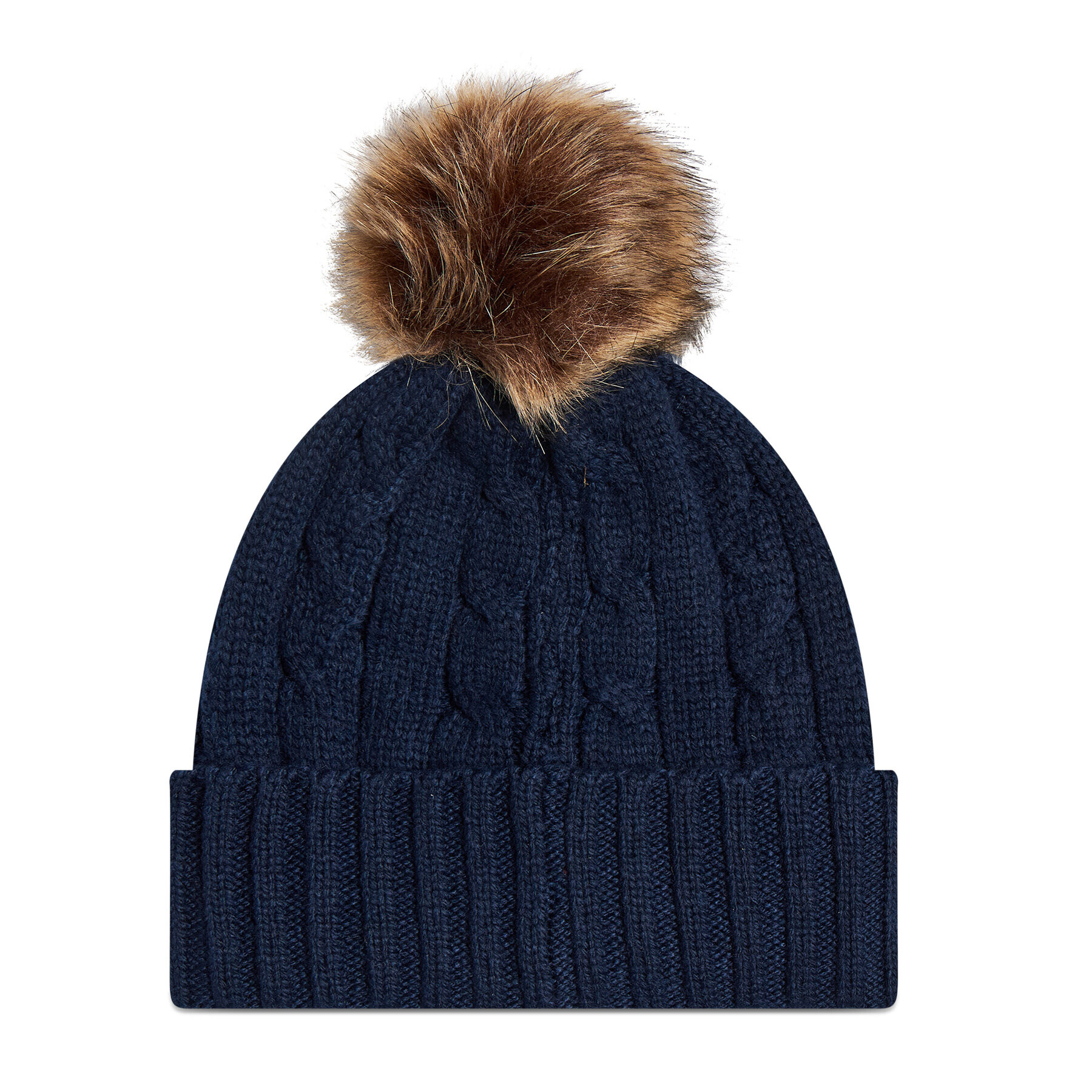 Lauren Ralph Lauren Kapa Rbld Cap Pch Beanie 454855022004 Mornarsko modra - Pepit.si