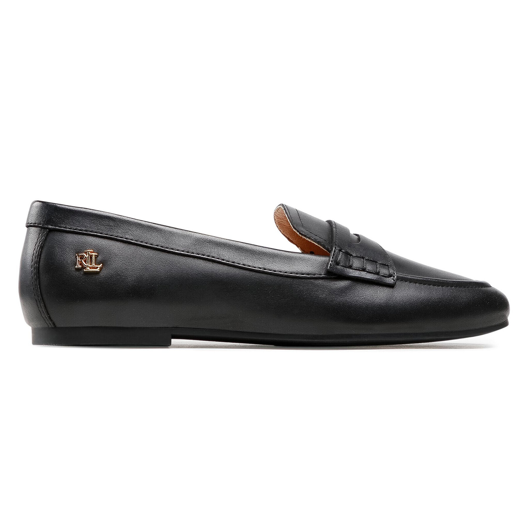 Lauren Ralph Lauren Loaferke Adison 802824656001 Črna - Pepit.si