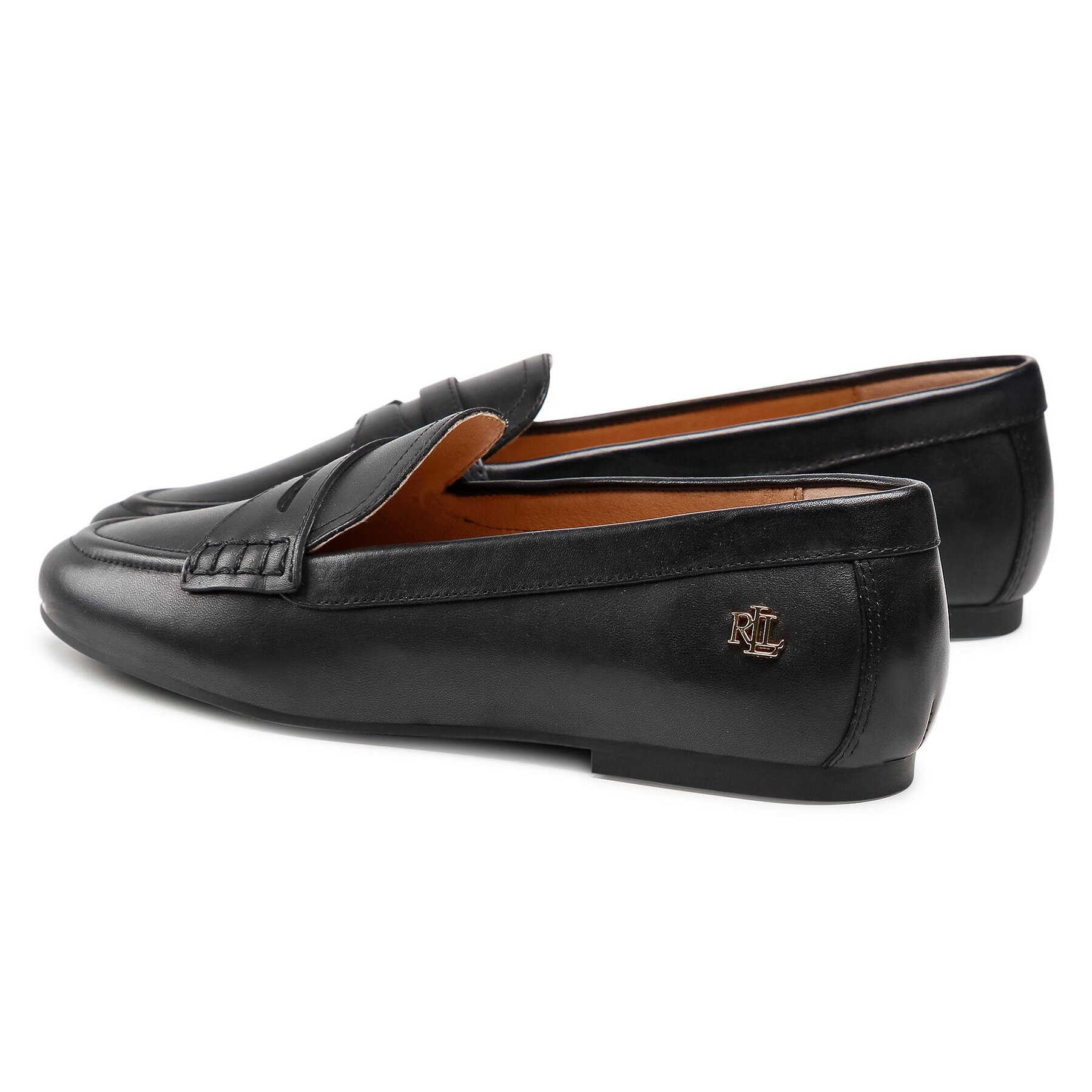 Lauren Ralph Lauren Loaferke Adison 802824656001 Črna - Pepit.si