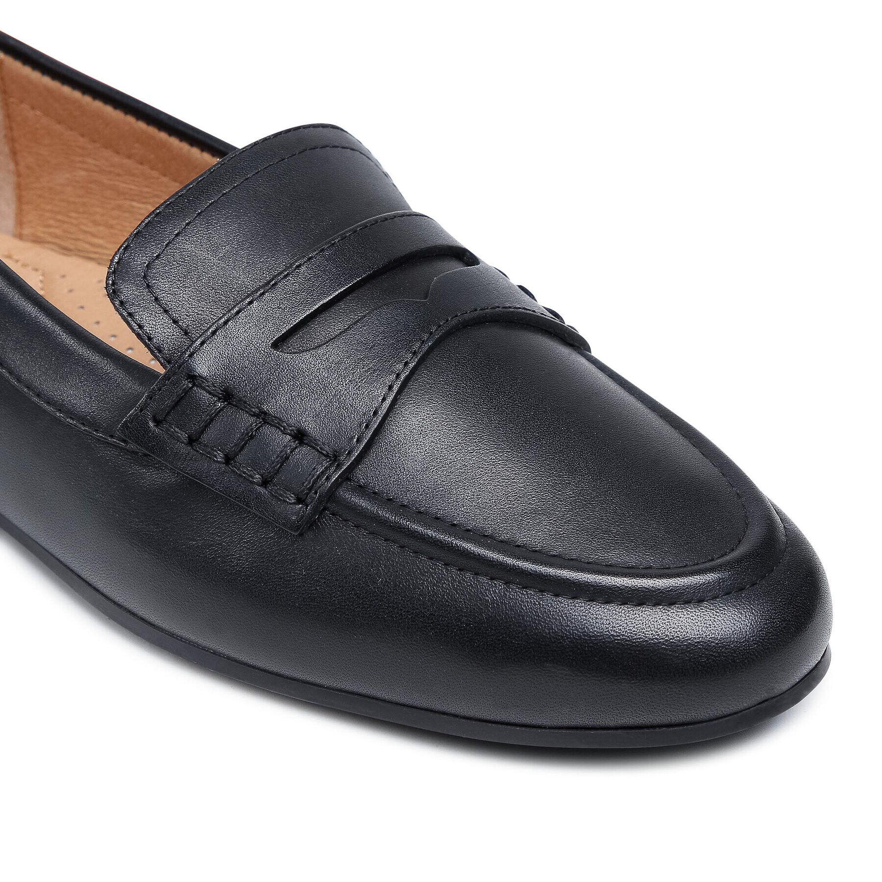 Lauren Ralph Lauren Loaferke Adison 802824656001 Črna - Pepit.si