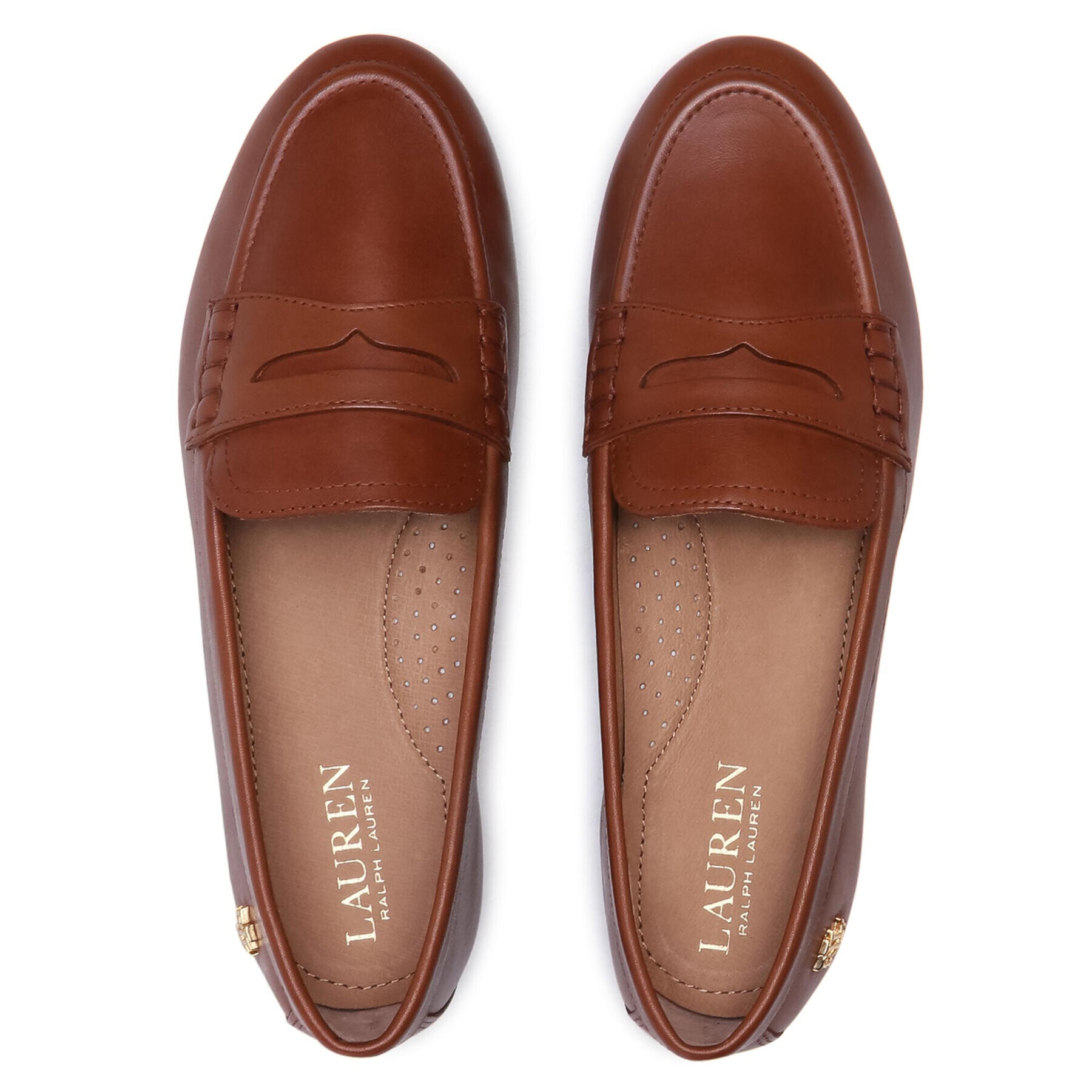 Lauren Ralph Lauren Loaferke Adison 802824656002 Rjava - Pepit.si