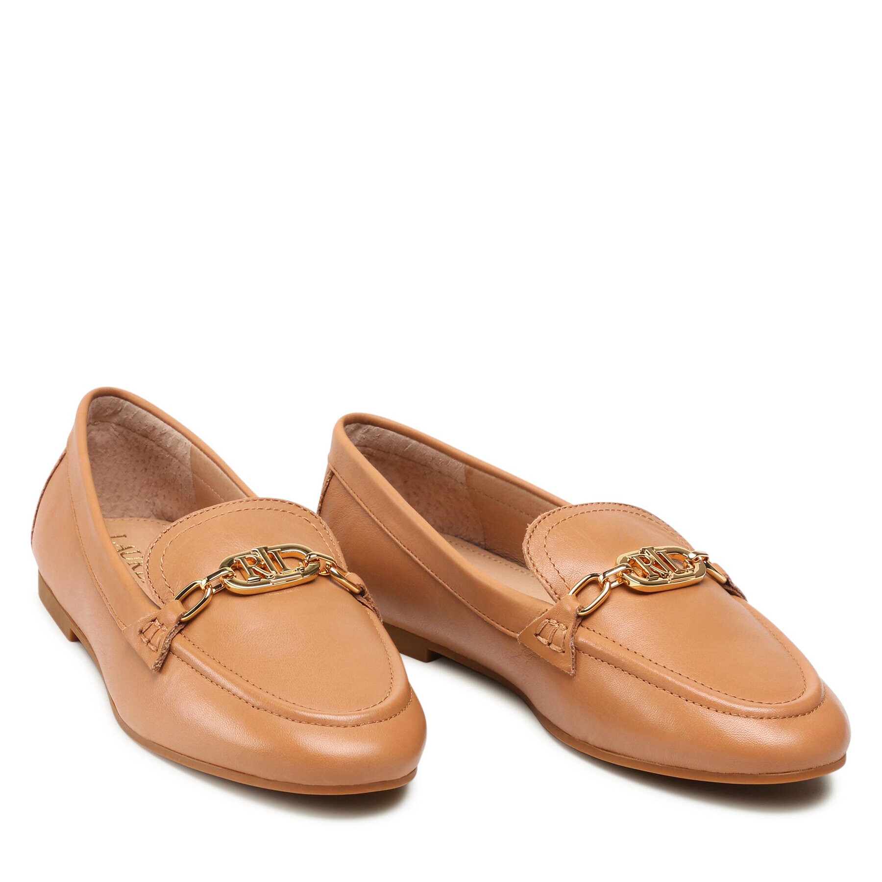 Lauren Ralph Lauren Loaferke Averi 802834983010 Rjava - Pepit.si