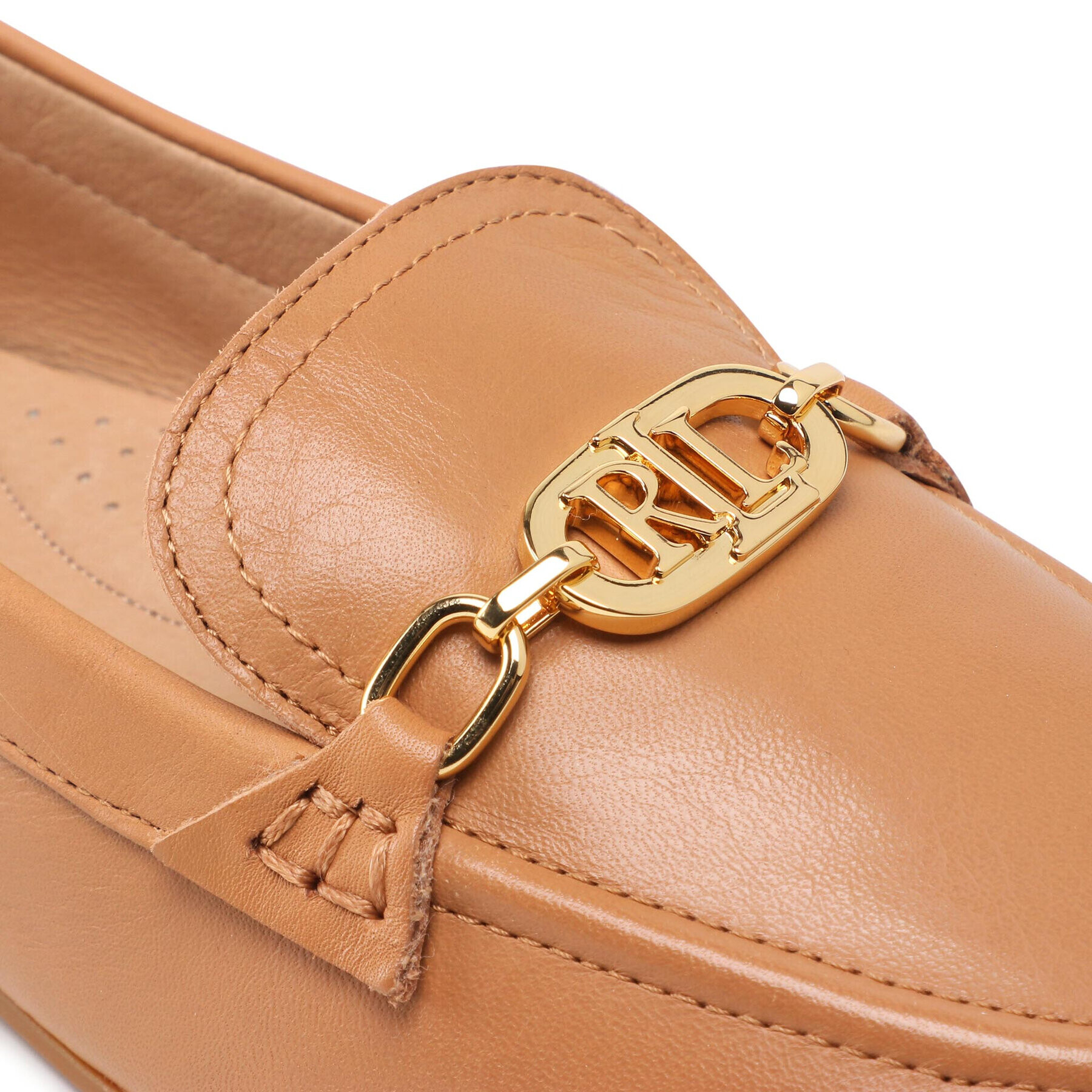 Lauren Ralph Lauren Loaferke Averi 802834983010 Rjava - Pepit.si