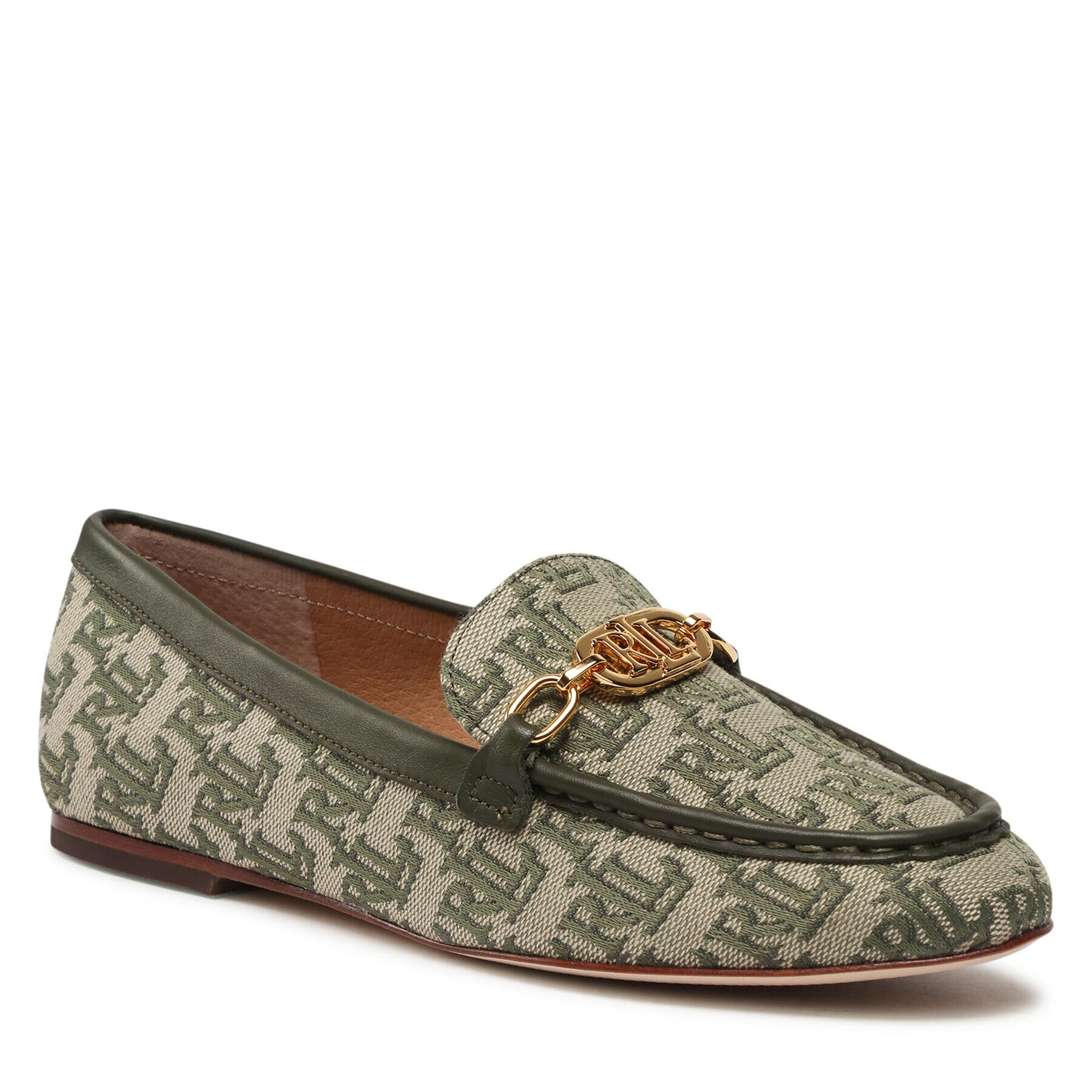 Lauren Ralph Lauren Loaferke Averi II 802886467001 Zelena - Pepit.si