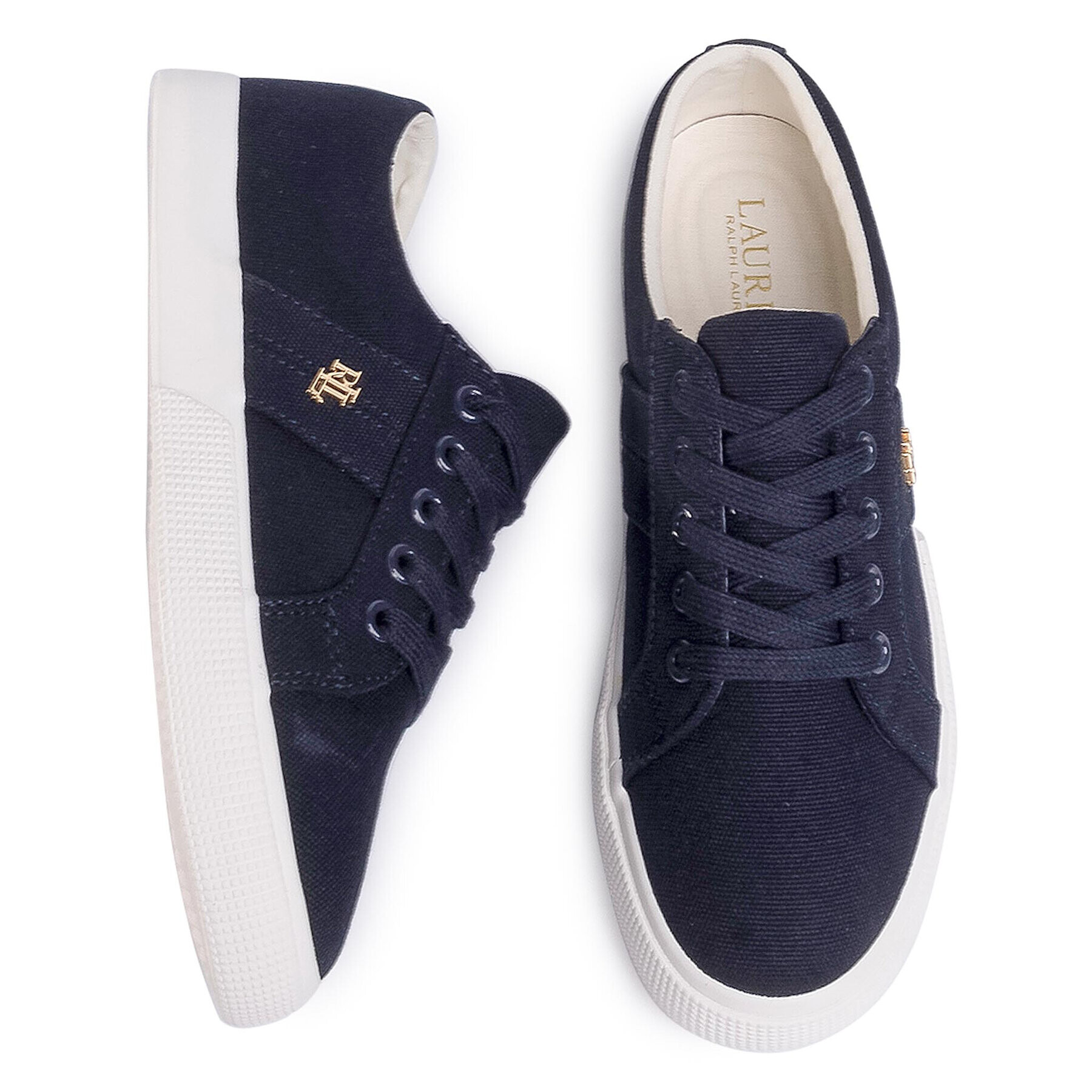 Lauren Ralph Lauren Tenis superge Janson II 802804598002 Mornarsko modra - Pepit.si