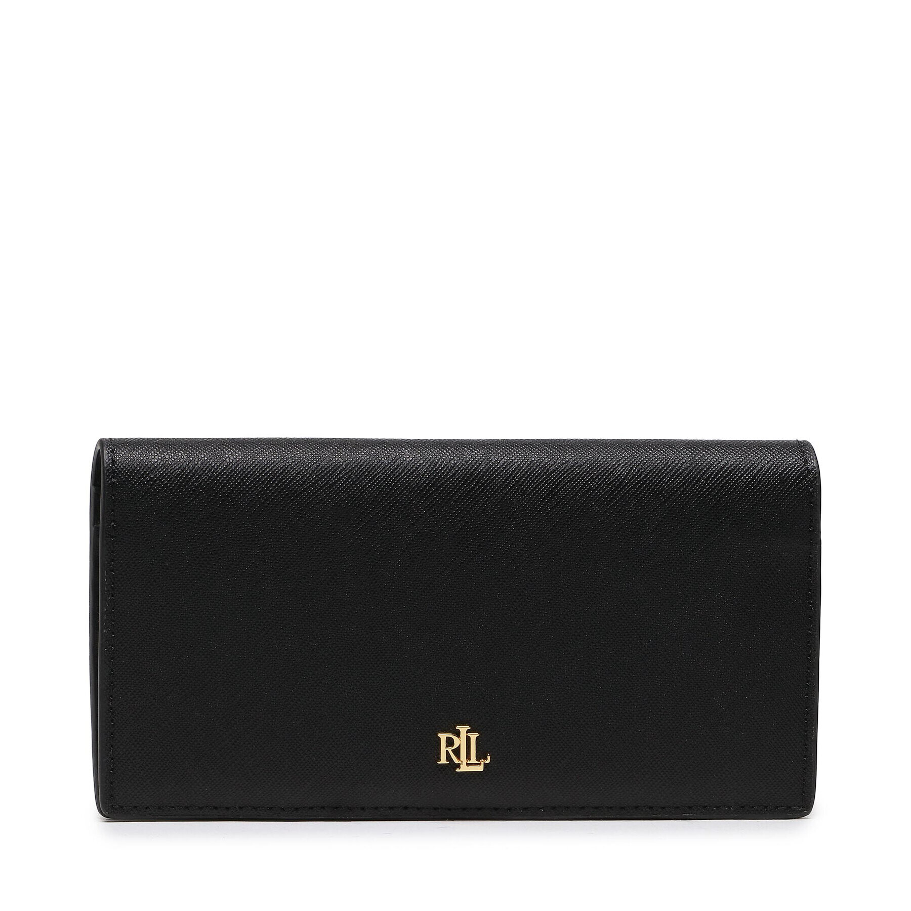 Lauren Ralph Lauren Velika ženska denarnica Slim Wallet Wlt Med 432802917009 Črna - Pepit.si