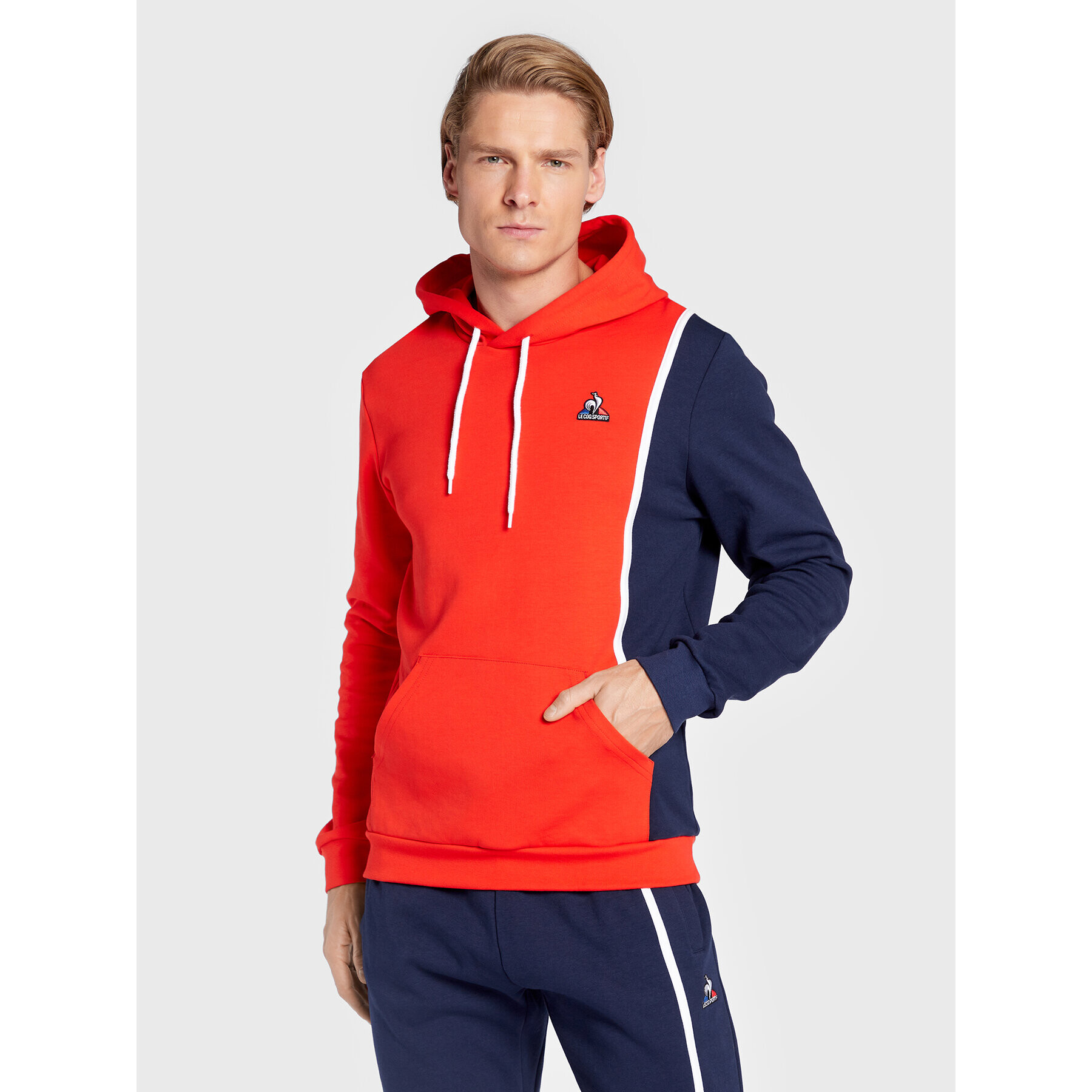 Le Coq Sportif Jopa 2220291 Rdeča Slim Fit - Pepit.si