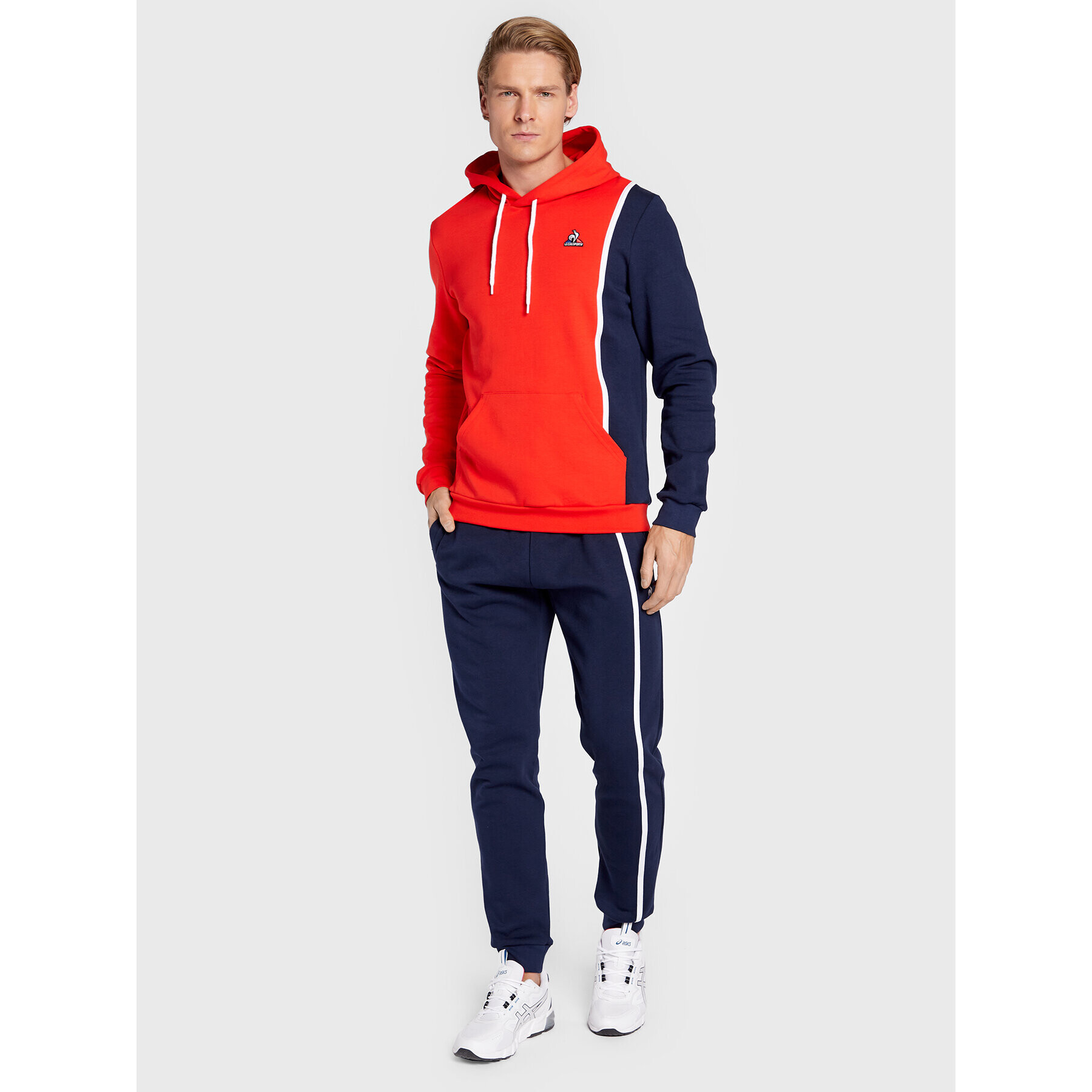 Le Coq Sportif Jopa 2220291 Rdeča Slim Fit - Pepit.si