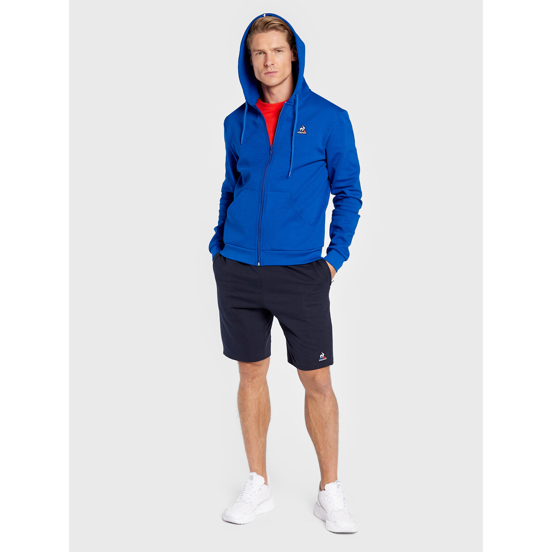 Le Coq Sportif Jopa 2220561 Modra Regular Fit - Pepit.si