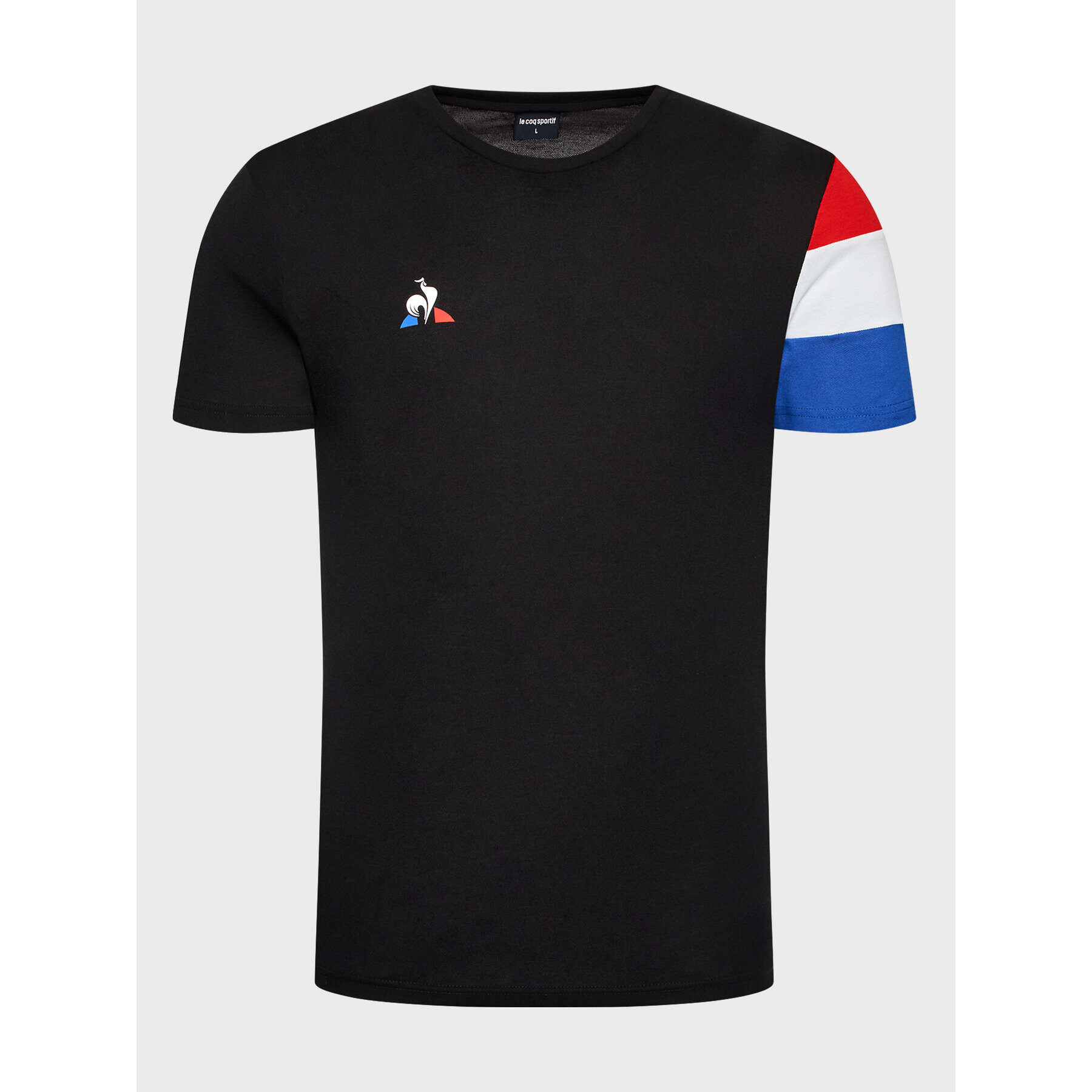 Le Coq Sportif Majica 2020637 Črna Regular Fit - Pepit.si