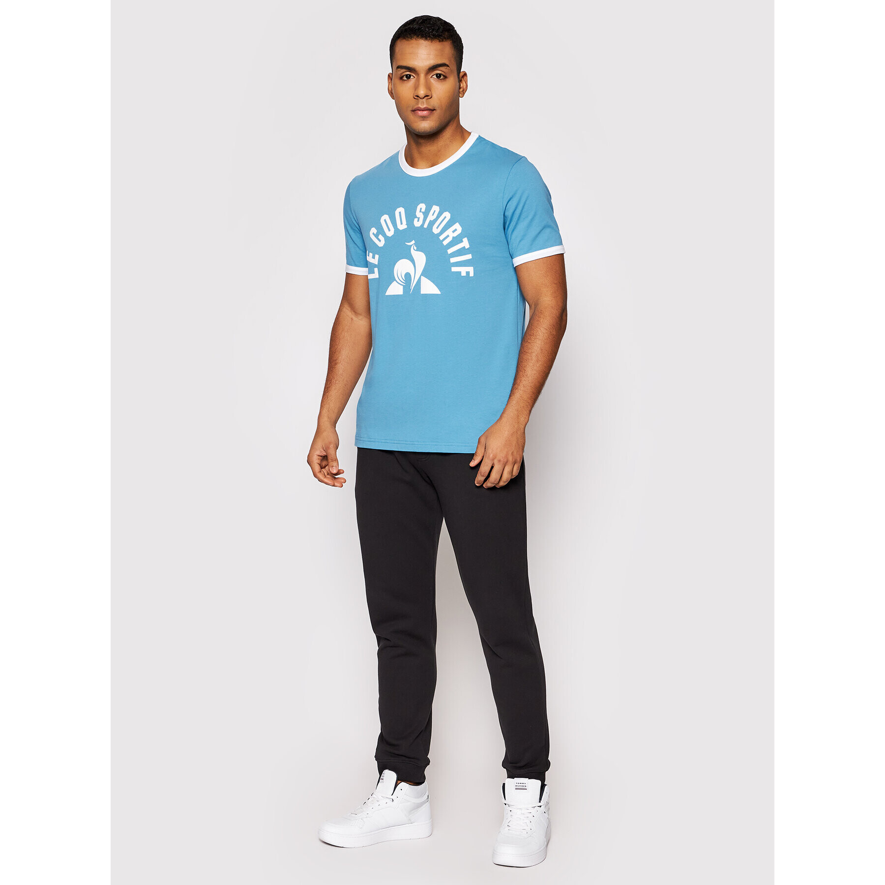 Le Coq Sportif Majica 2110310 Modra Regular Fit - Pepit.si