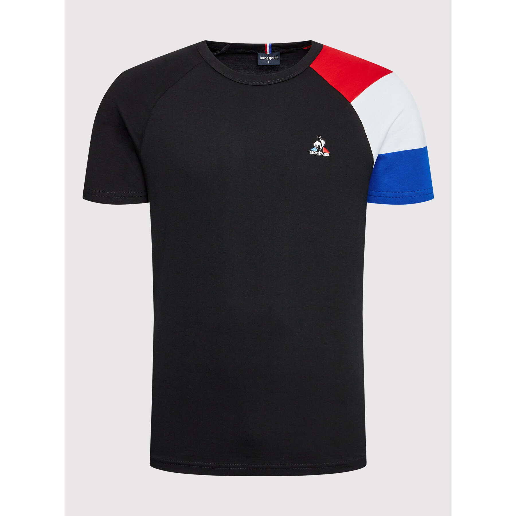 Le Coq Sportif Majica 2210553 Črna Regular Fit - Pepit.si