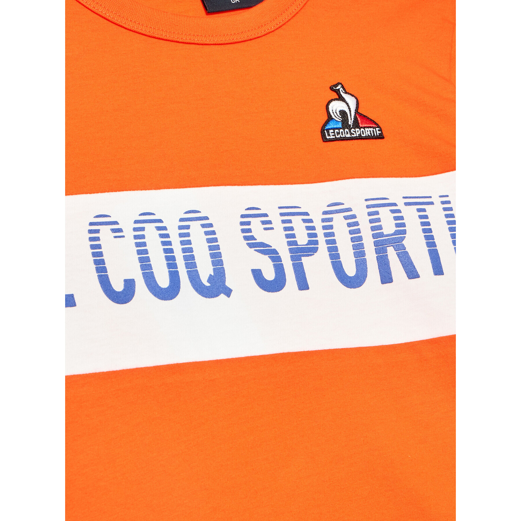 Le Coq Sportif Majica 2310341 Oranžna Regular Fit - Pepit.si