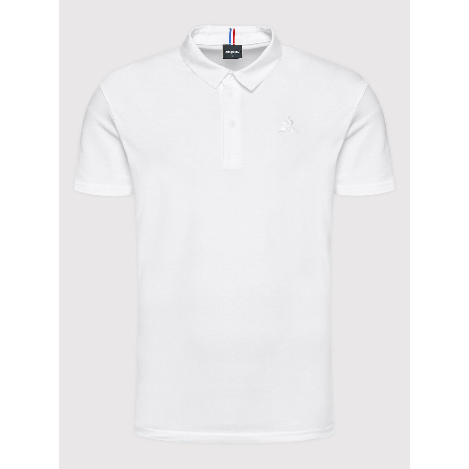 Le Coq Sportif Polo majica 2121097 Bela Regular Fit - Pepit.si