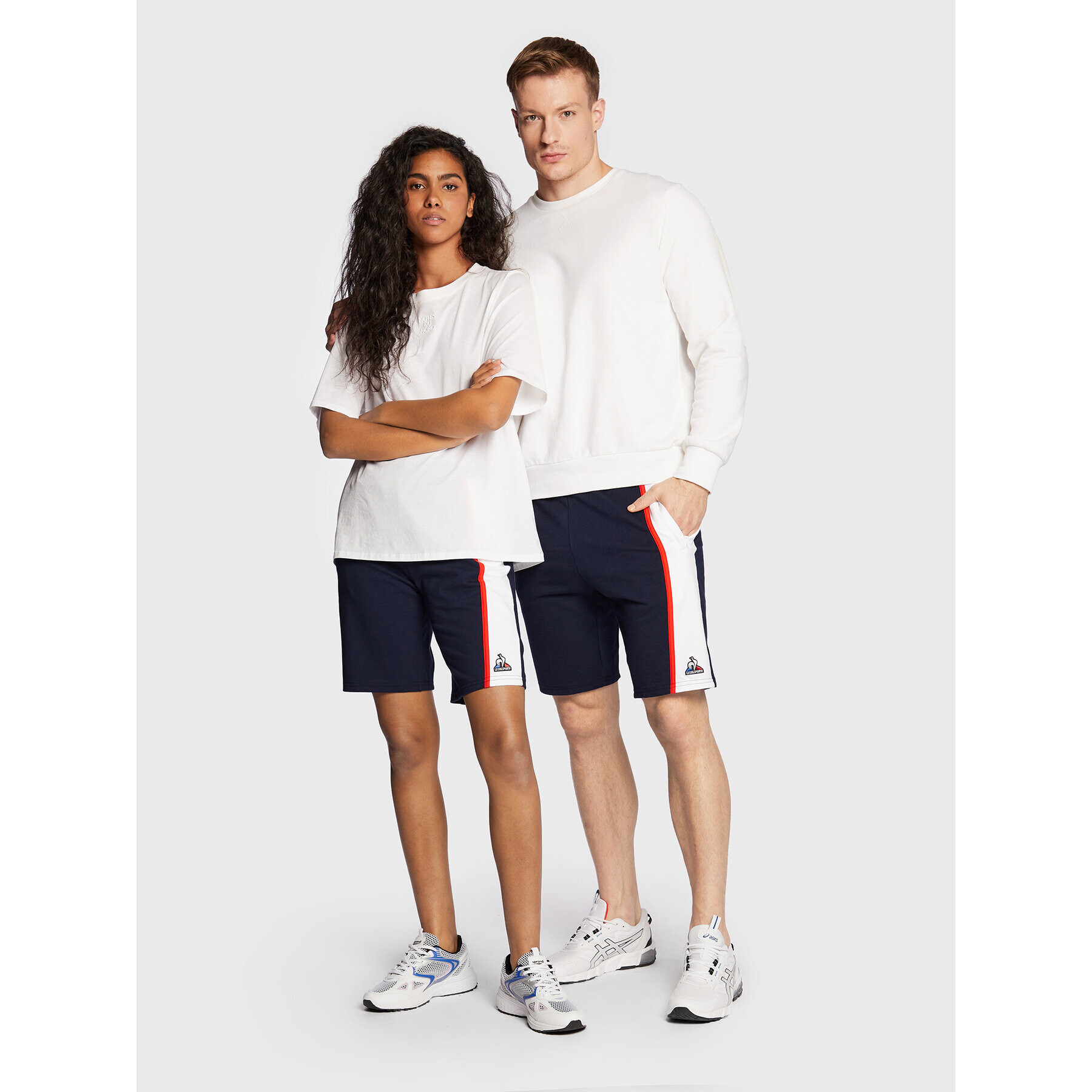 Le Coq Sportif Športne kratke hlače Unisex 2220293 Mornarsko modra Regular Fit - Pepit.si