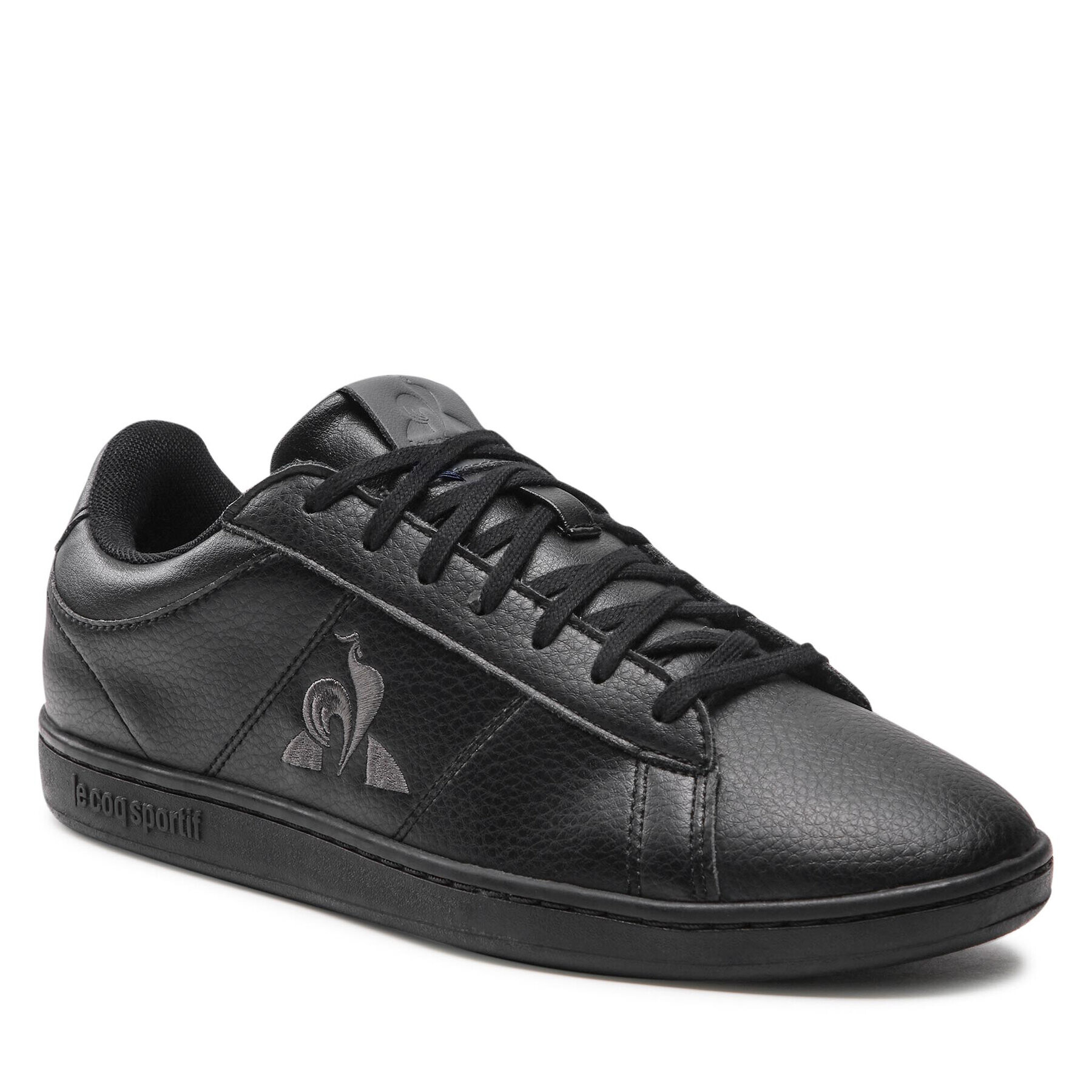 Le Coq Sportif Superge Court Allure Leather Mix 2210251 Črna - Pepit.si