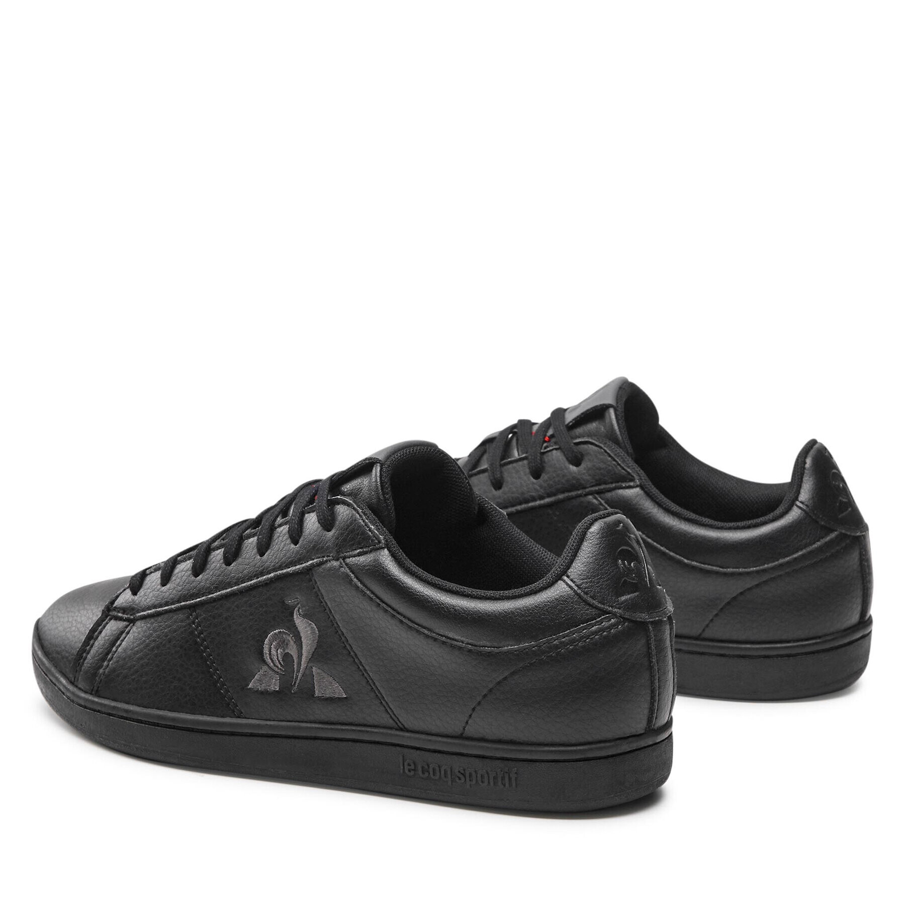 Le Coq Sportif Superge Court Allure Leather Mix 2210251 Črna - Pepit.si