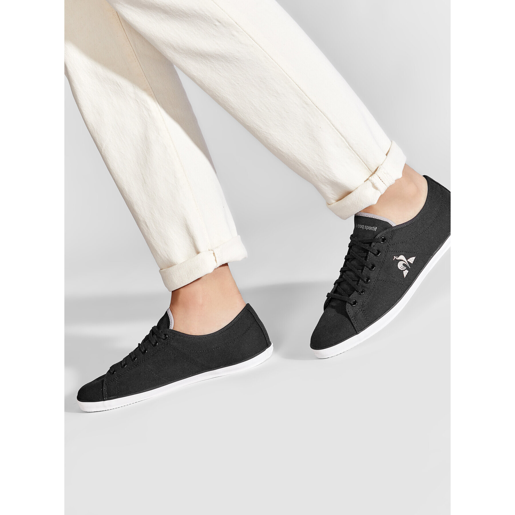 Le Coq Sportif Tenis superge Slimset 2210237 Črna - Pepit.si