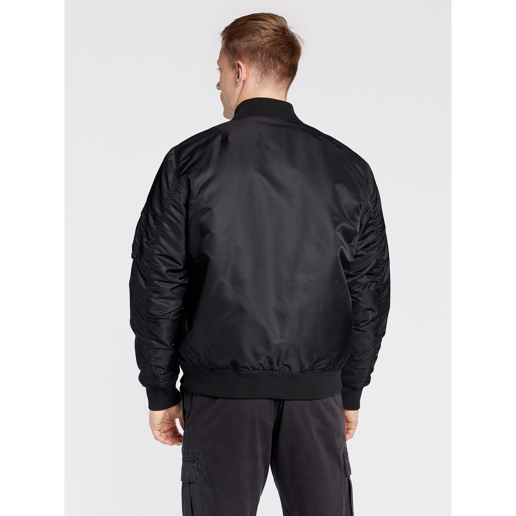 Lee Bomber jakna Bomber L87GOS01 112321553 Črna Regular Fit - Pepit.si