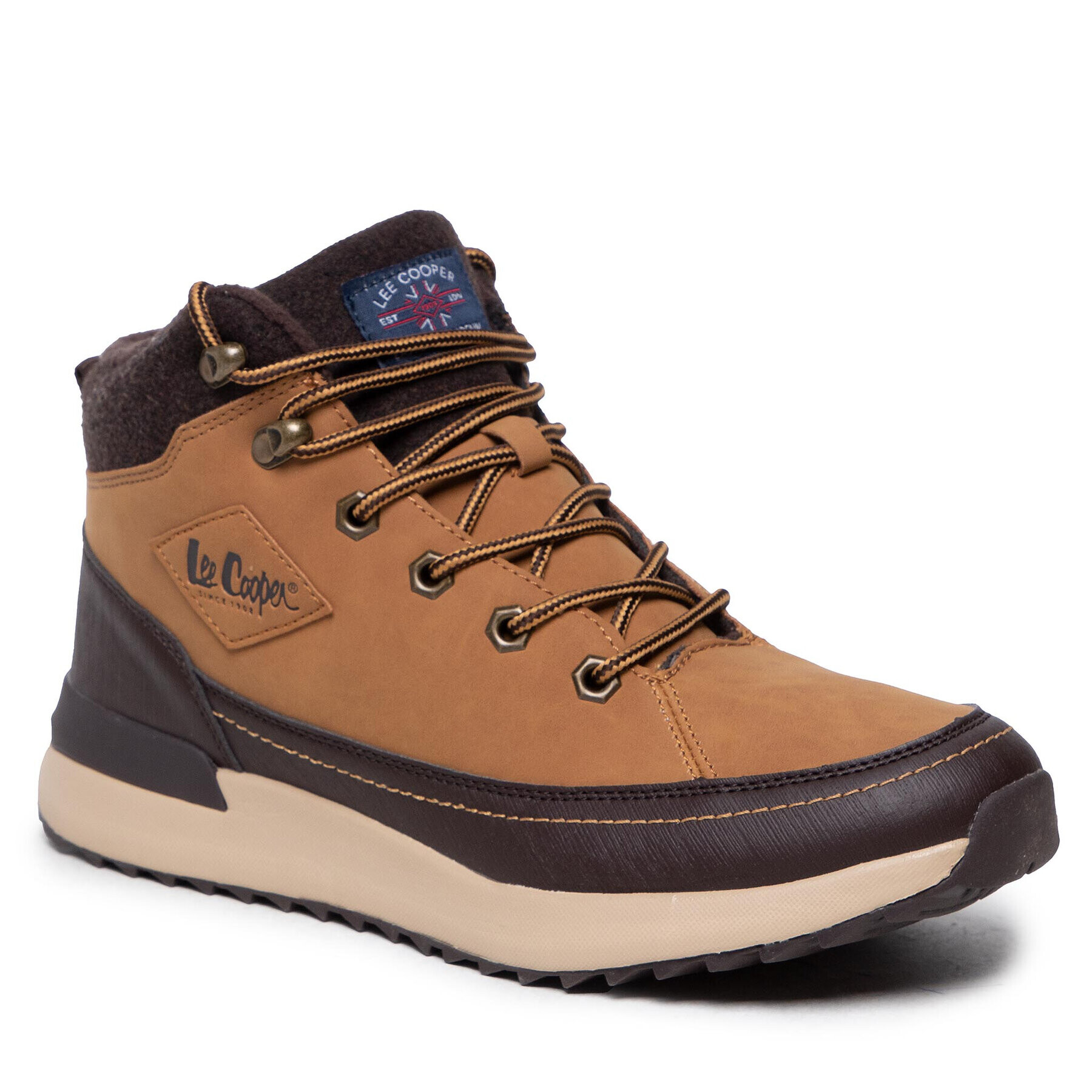 Lee Cooper Gležnjarji LCJ-21-01-0534M Rjava - Pepit.si