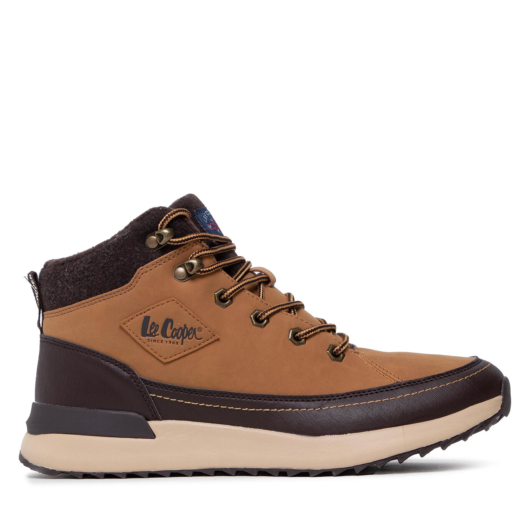 Lee Cooper Gležnjarji LCJ-21-01-0534M Rjava - Pepit.si