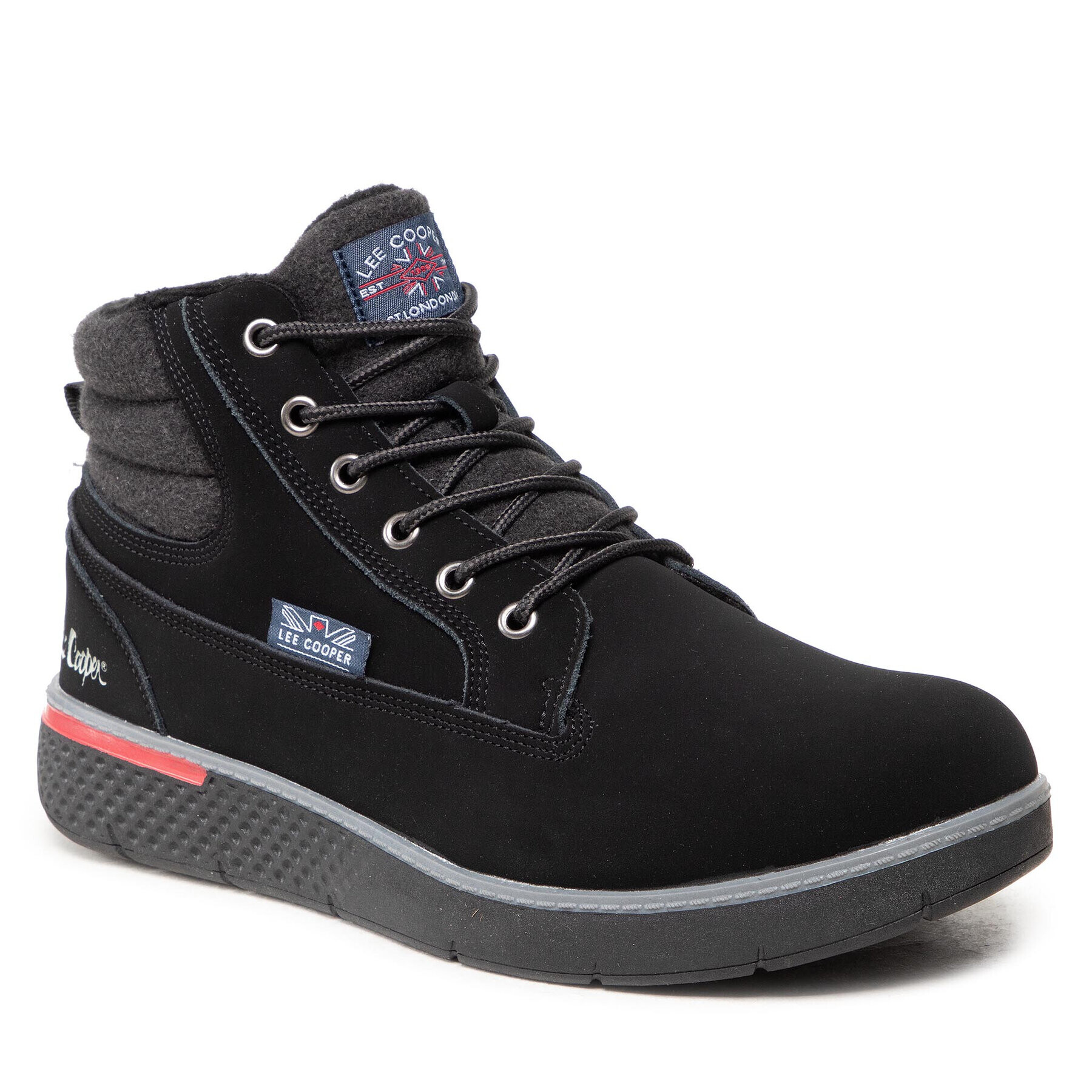 Lee Cooper Gležnjarji LCJ-21-01-0545M Črna - Pepit.si