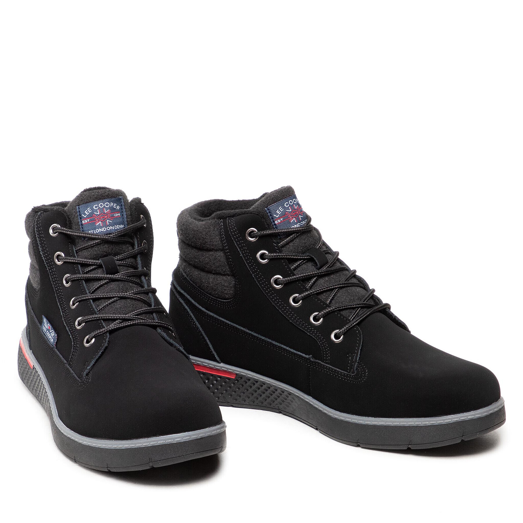 Lee Cooper Gležnjarji LCJ-21-01-0545M Črna - Pepit.si