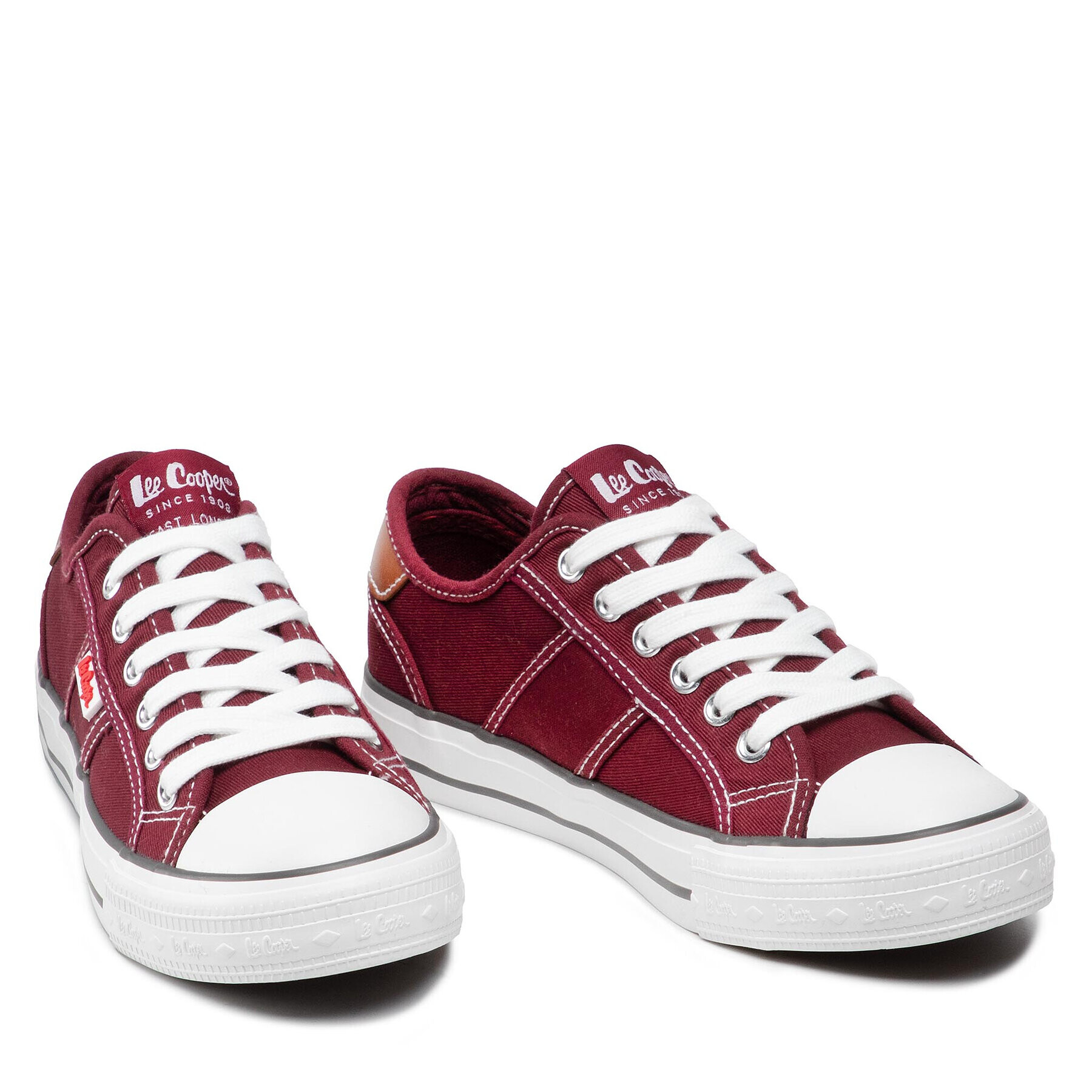 Lee Cooper Modne superge LCW-22-31-0864LA Bordo rdeča - Pepit.si