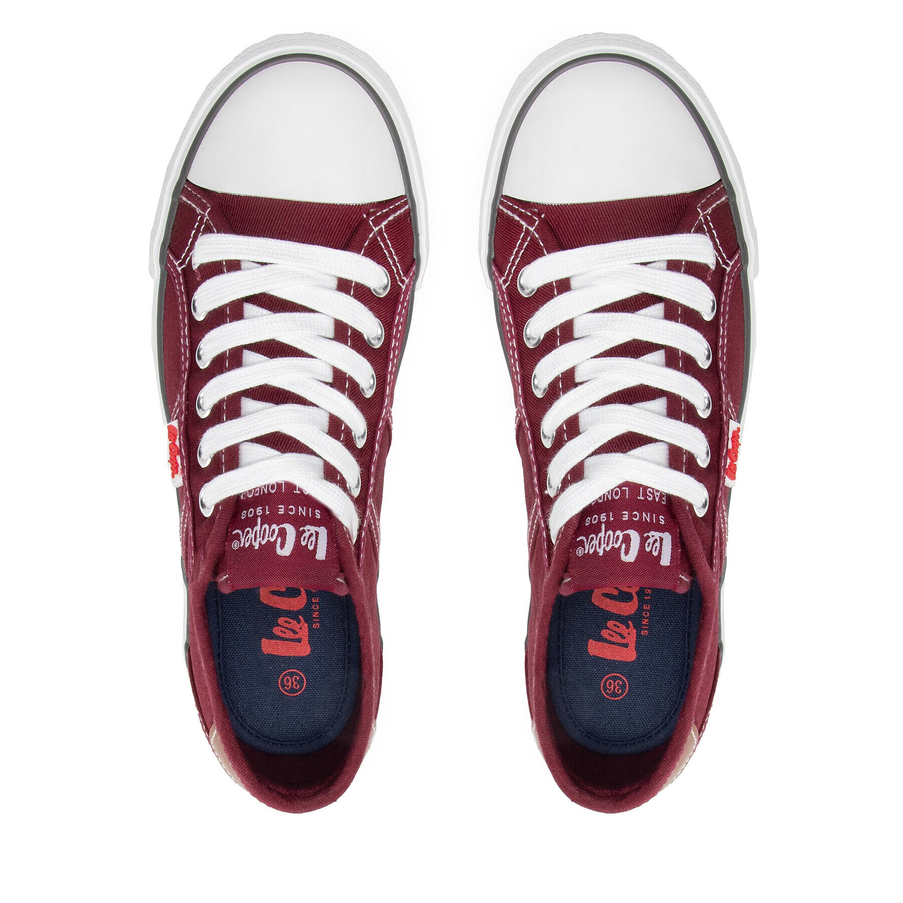 Lee Cooper Modne superge LCW-22-31-0864LA Bordo rdeča - Pepit.si