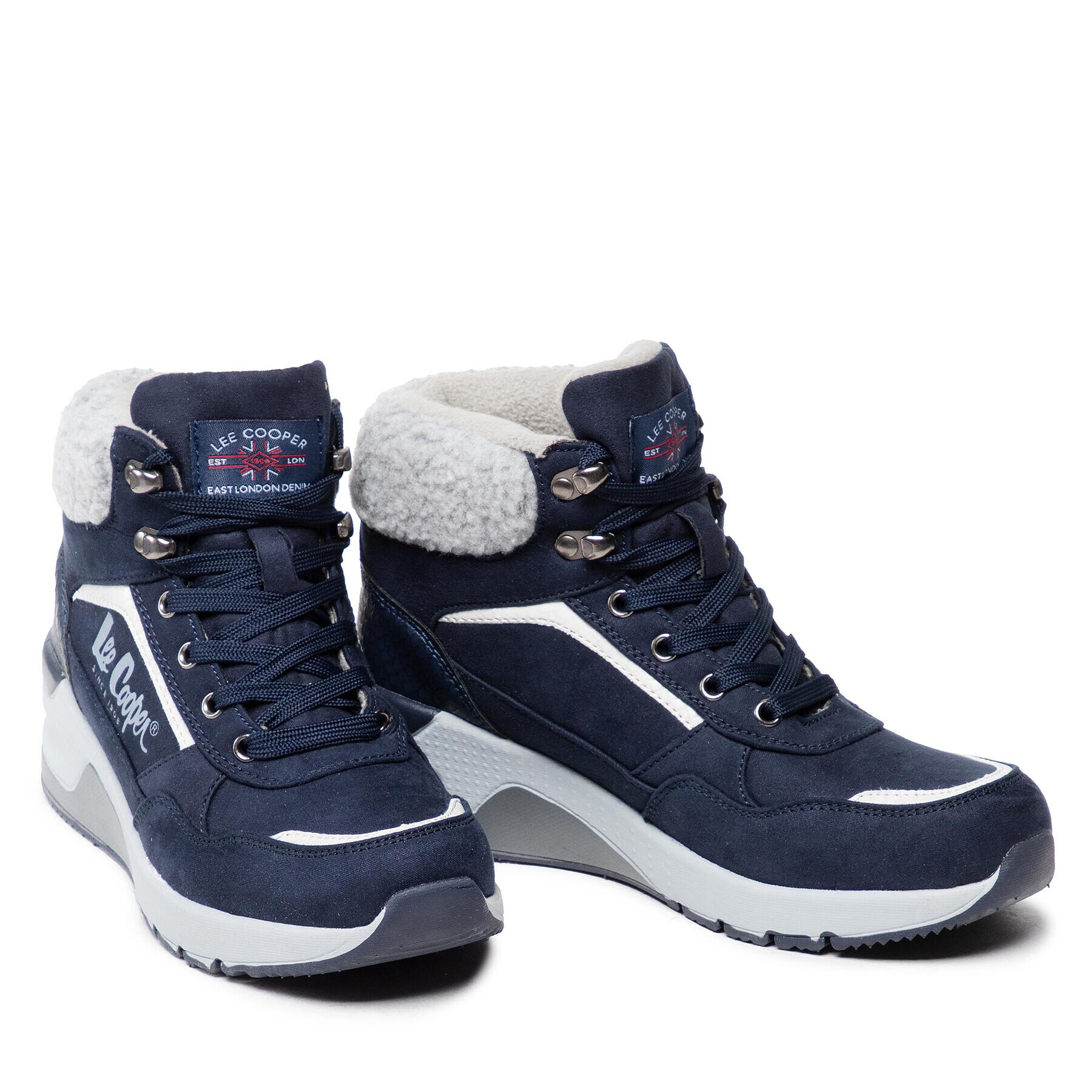 Lee Cooper Škornji LCJ-21-01-0559L Mornarsko modra - Pepit.si