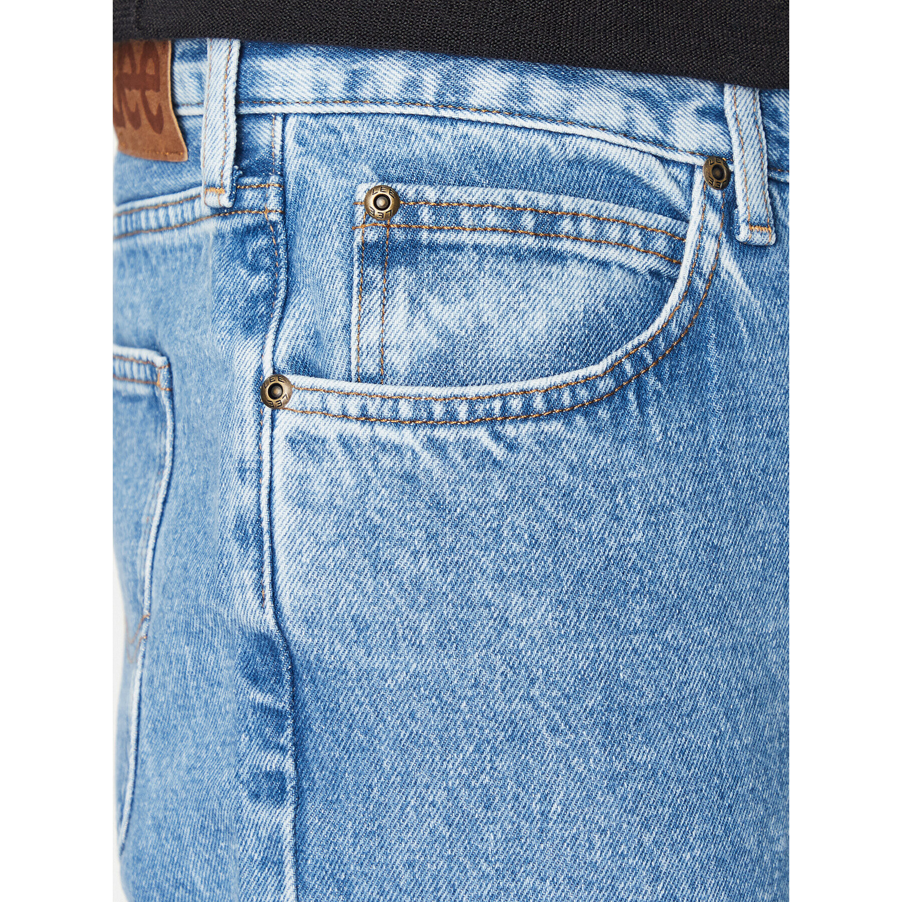 Lee Jeans hlače 112342281 Modra Relaxed Fit - Pepit.si