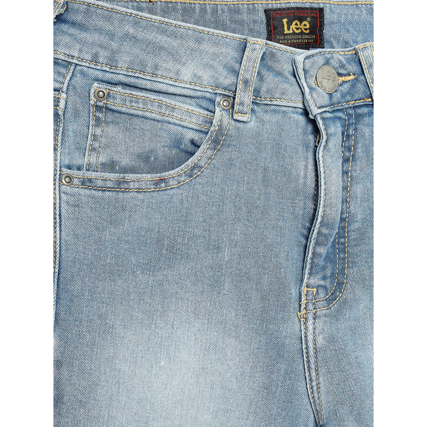 Lee Jeans hlače Breese Flare LEG5006 Modra Regular Fit - Pepit.si