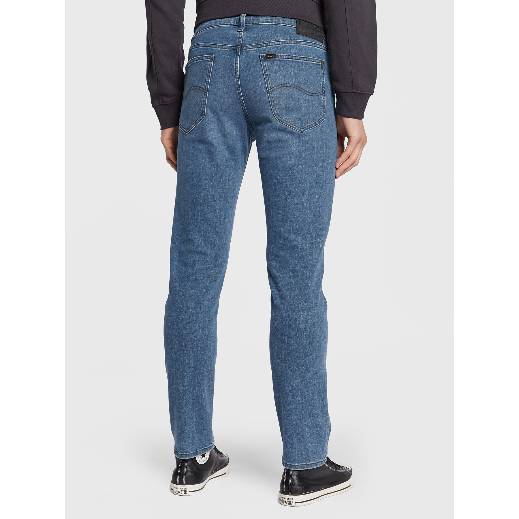 Lee Jeans hlače Daren L707PTFL 112321984 Modra Regular Fit - Pepit.si